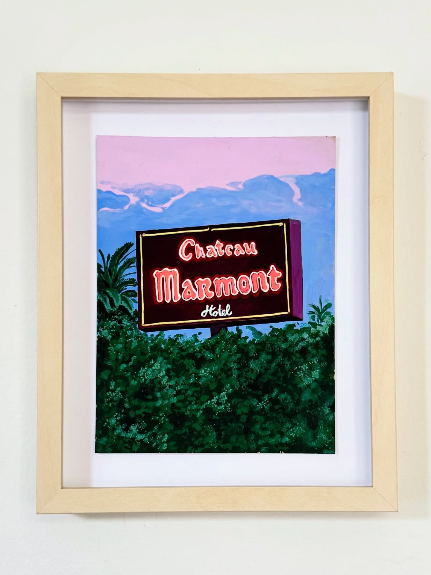 The most iconic castle in LA, also available as a print 🏰 commissioned by [redacted] for [redacted] (can never be free with my posts before Xmas smh)

@chateaumarmont