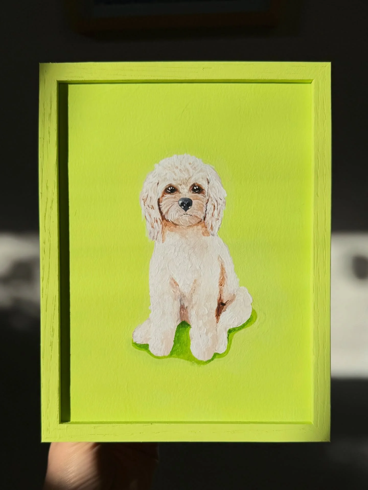 Can&rsquo;t get enough of a monochrome painted frame these days 🦠