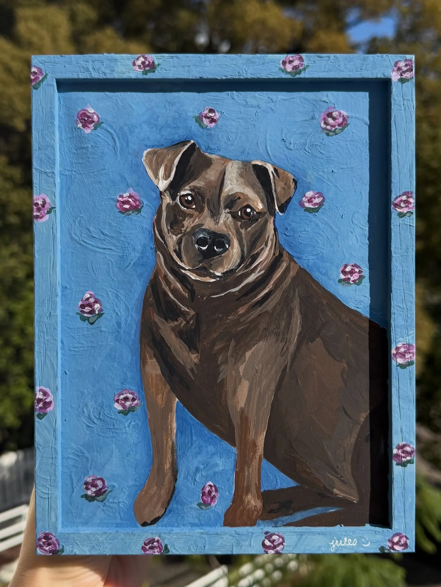 In loving memory of Karen and her kind eyes and sweet smile. She was a VGG, didn&rsquo;t ask to speak to the manager even once. 🪽🪽