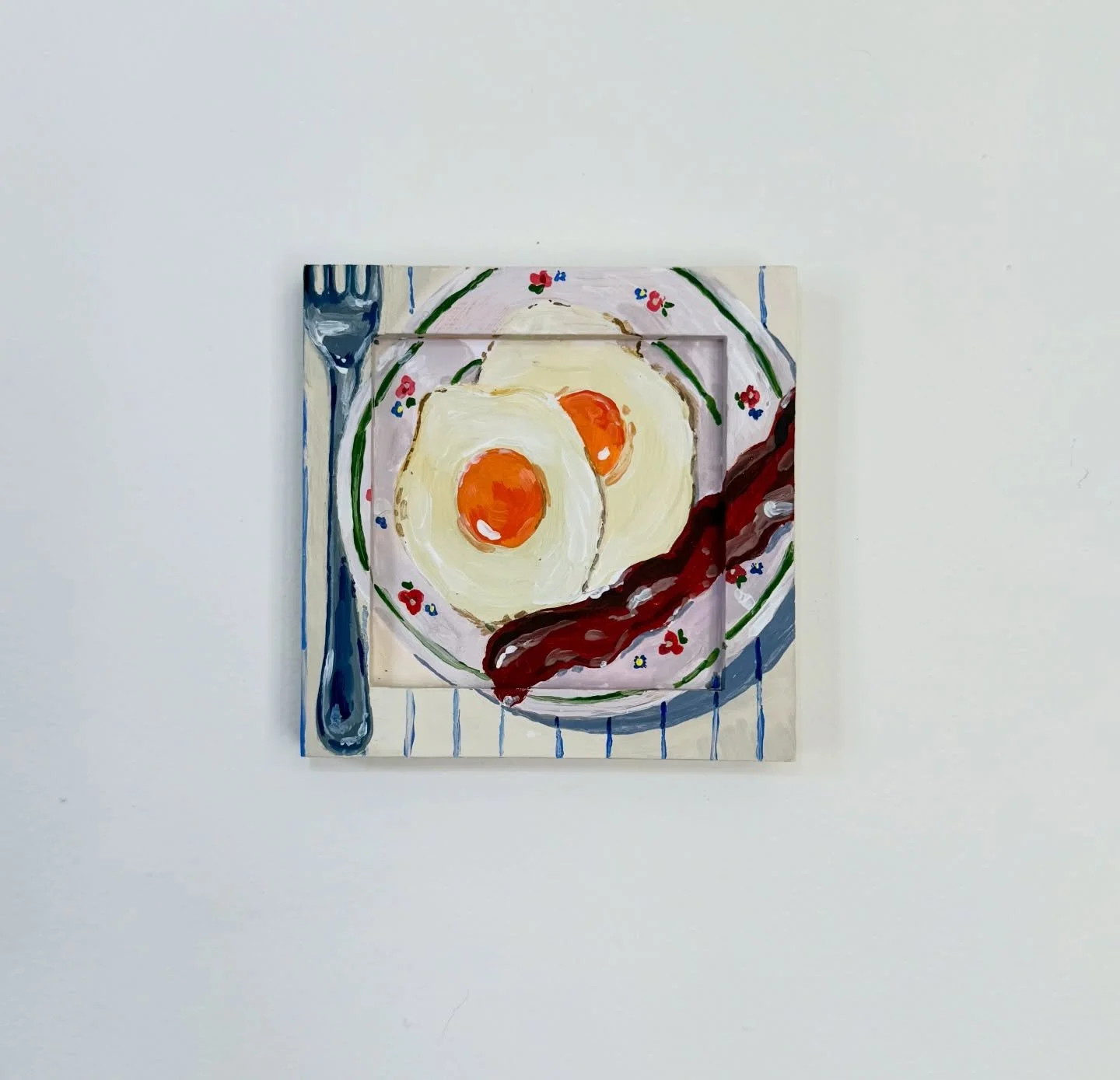 Daphne&rsquo;s breakfast (and I get the scraps) 🥓