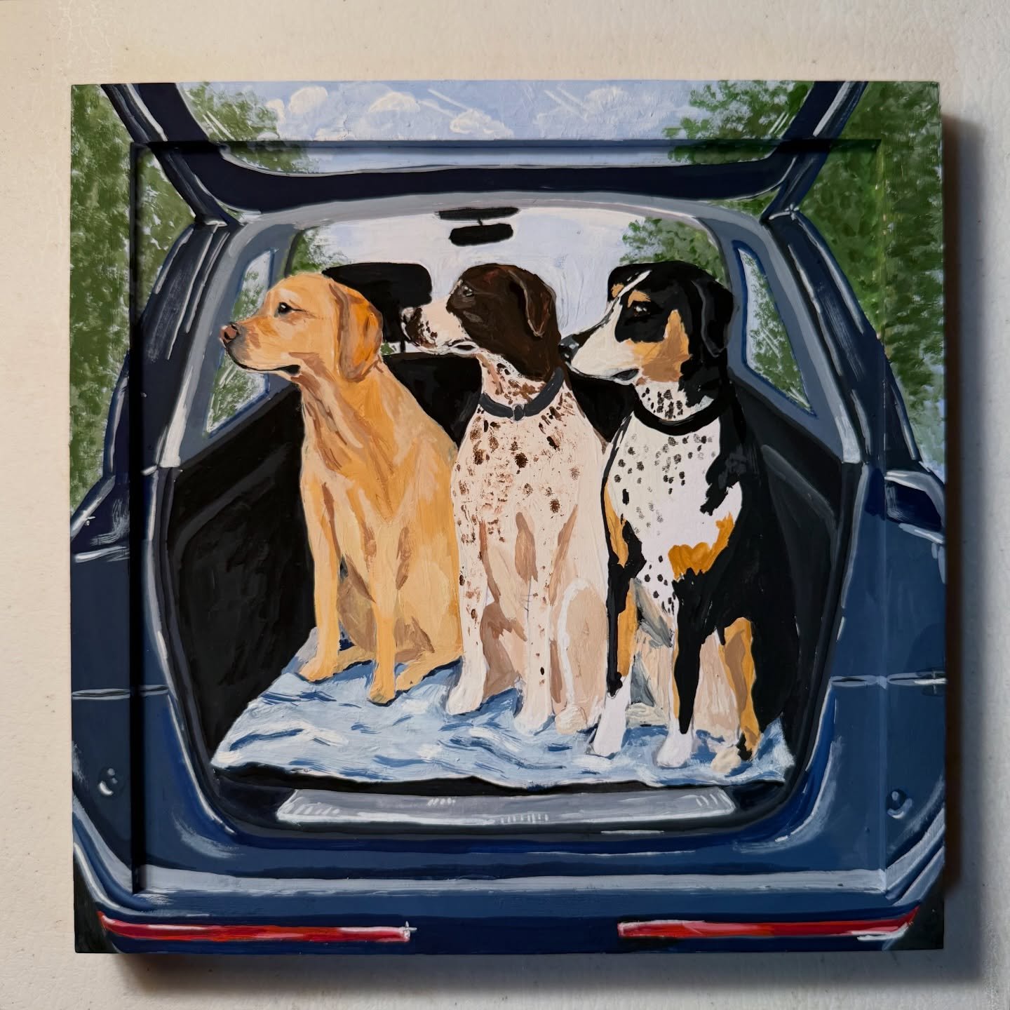 Two recently completed (and all time favorite) commissions 🐶🐶🐶