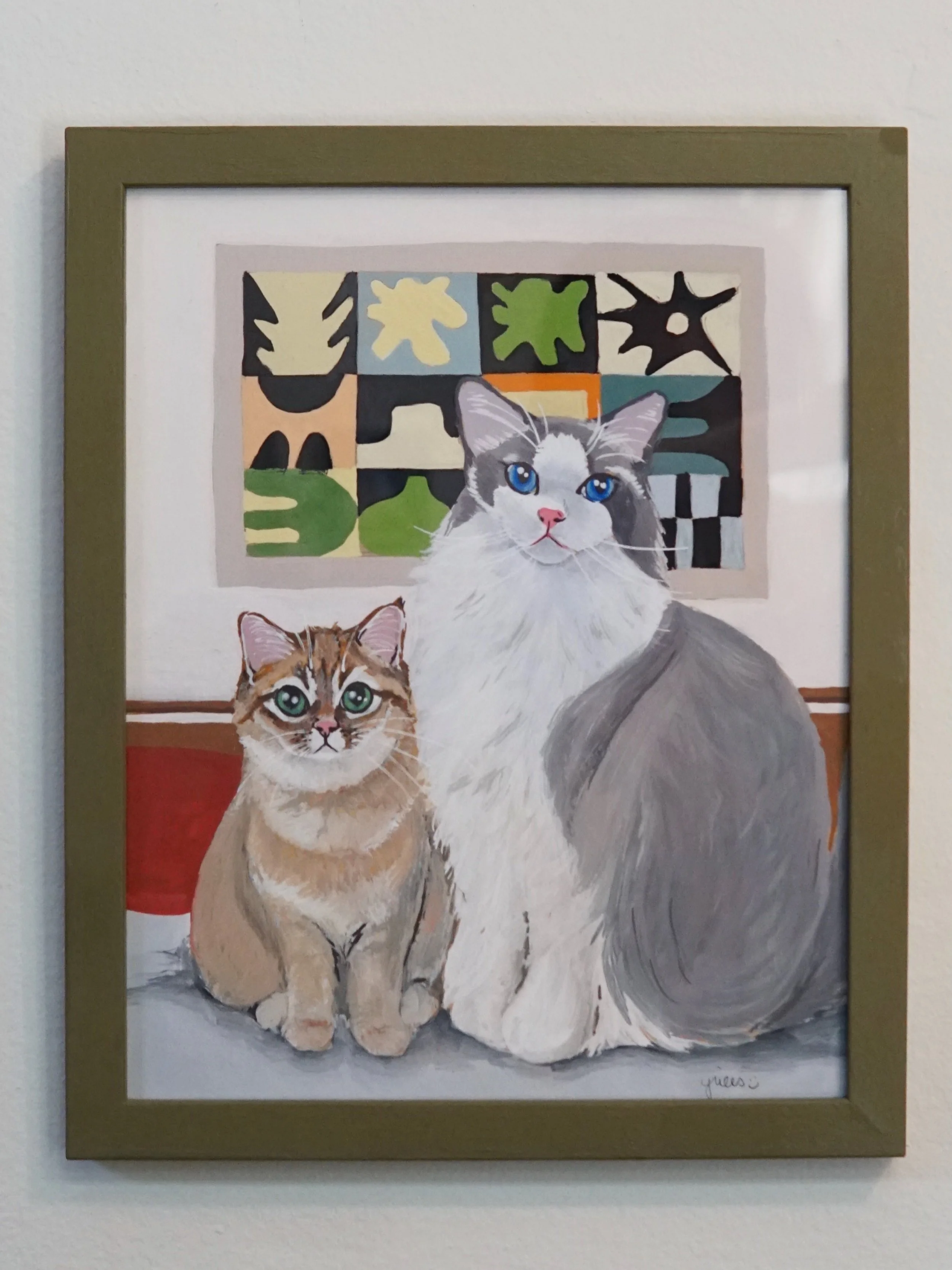 Bertie and Benito, two big time floofs @bertievonfloof 🩷