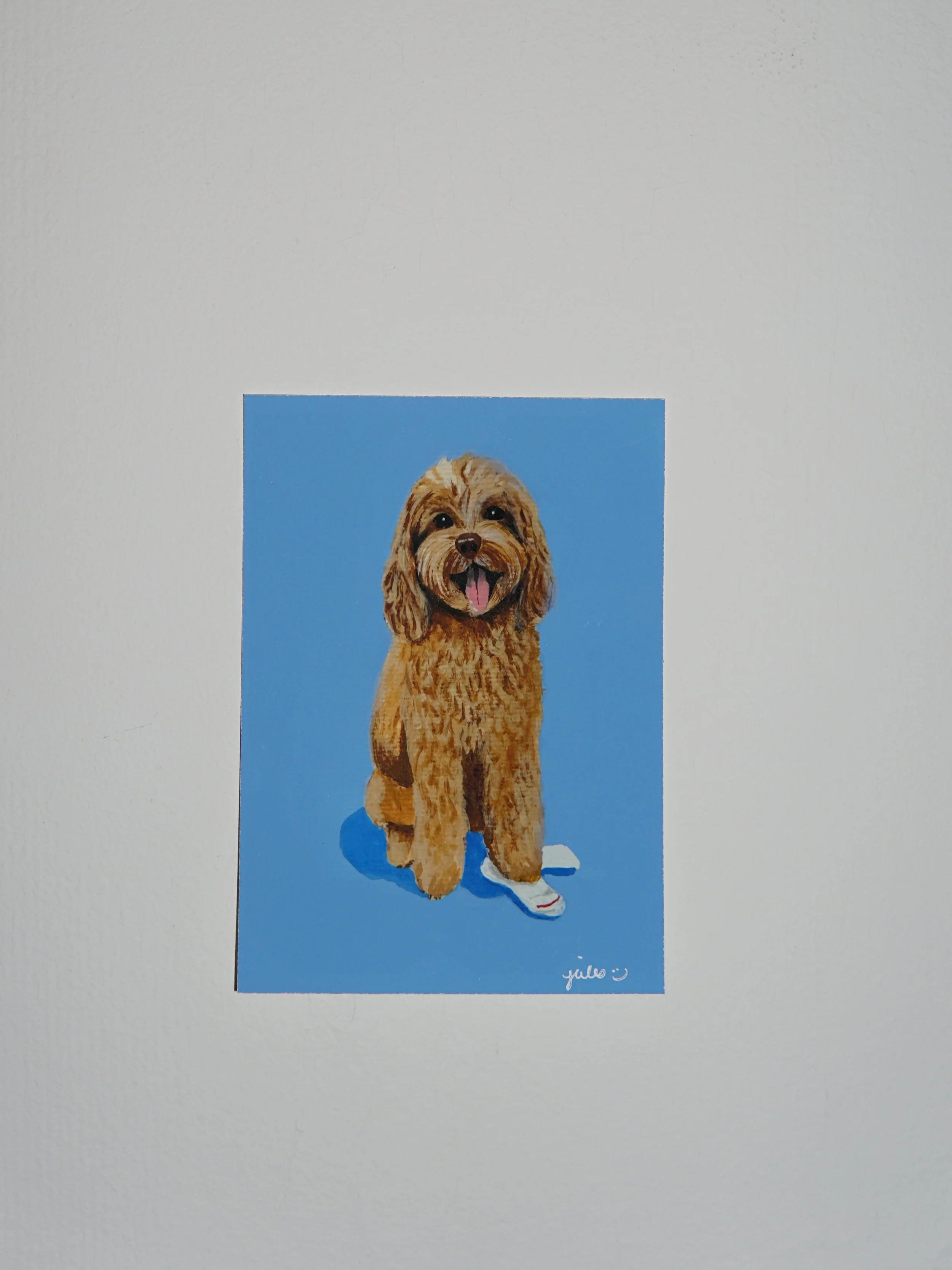 Monochrome Pet Portrait on Paper