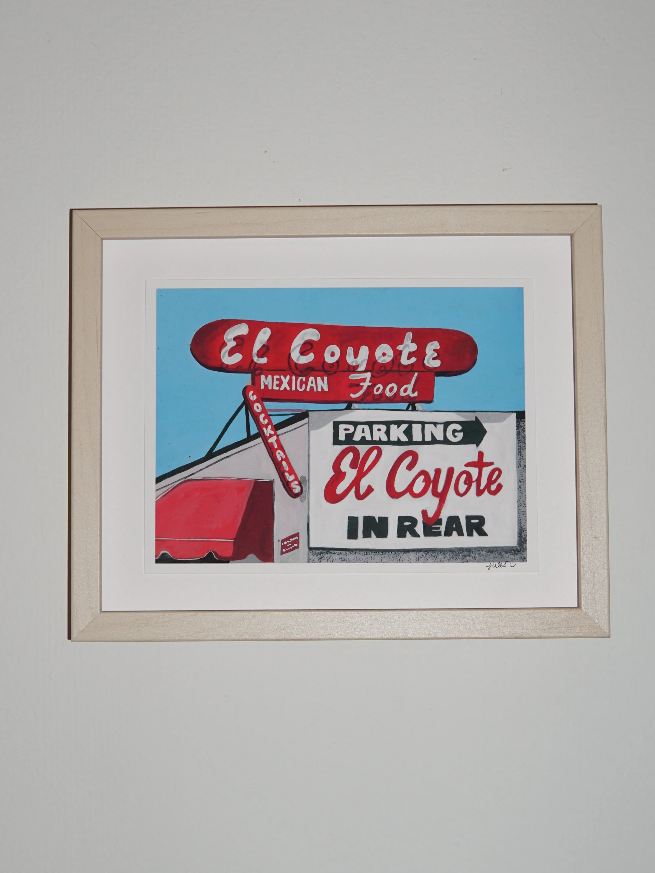 El Coyote Print