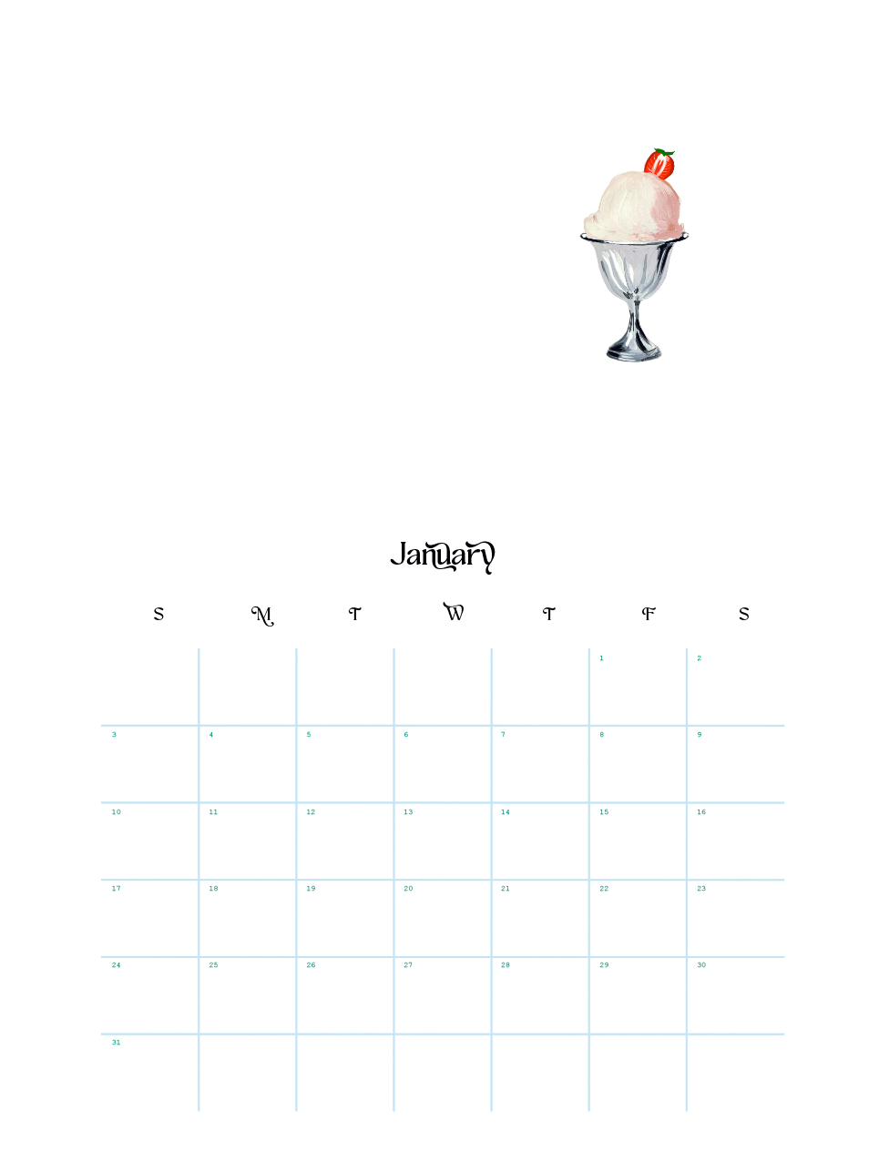𝒯𝒽𝑒 𝓎𝑒𝒶𝓇 𝑔𝑒𝓉𝓈 𝓈𝓌𝑒𝑒𝓉𝑒𝓇 𝒶𝓃𝒹 𝓈𝓌𝑒𝑒𝓉𝑒𝓇 2027 Calendar