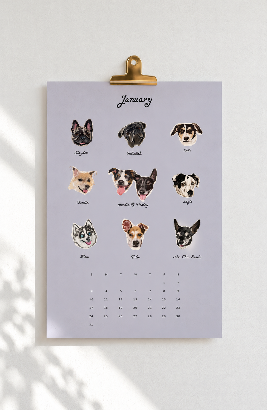 *Pre-Order* Collector's Edition: The 2027 Dogs of Beachwood Calendar