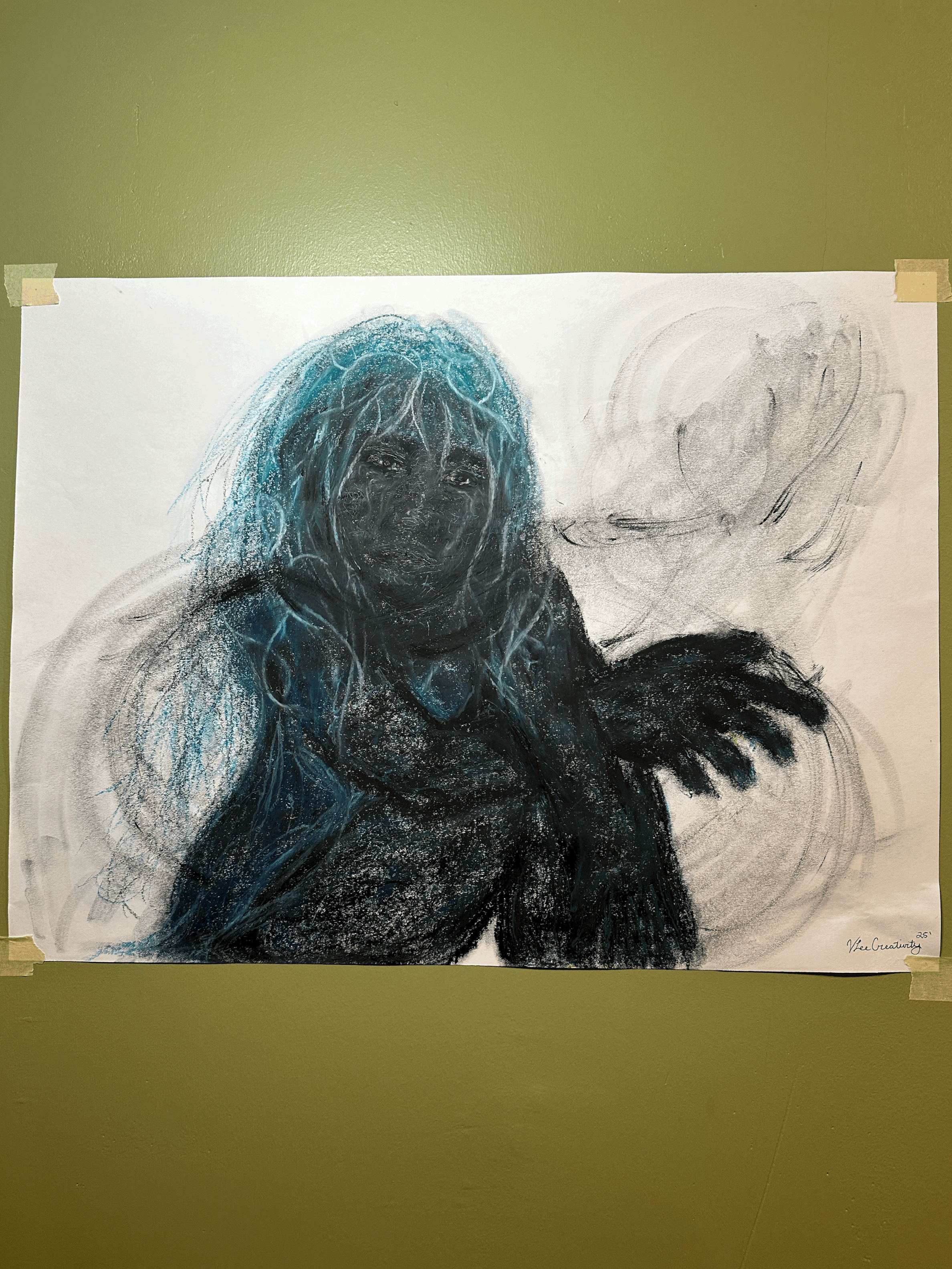 "would you care, if i disappeared into thin air?" Art Print