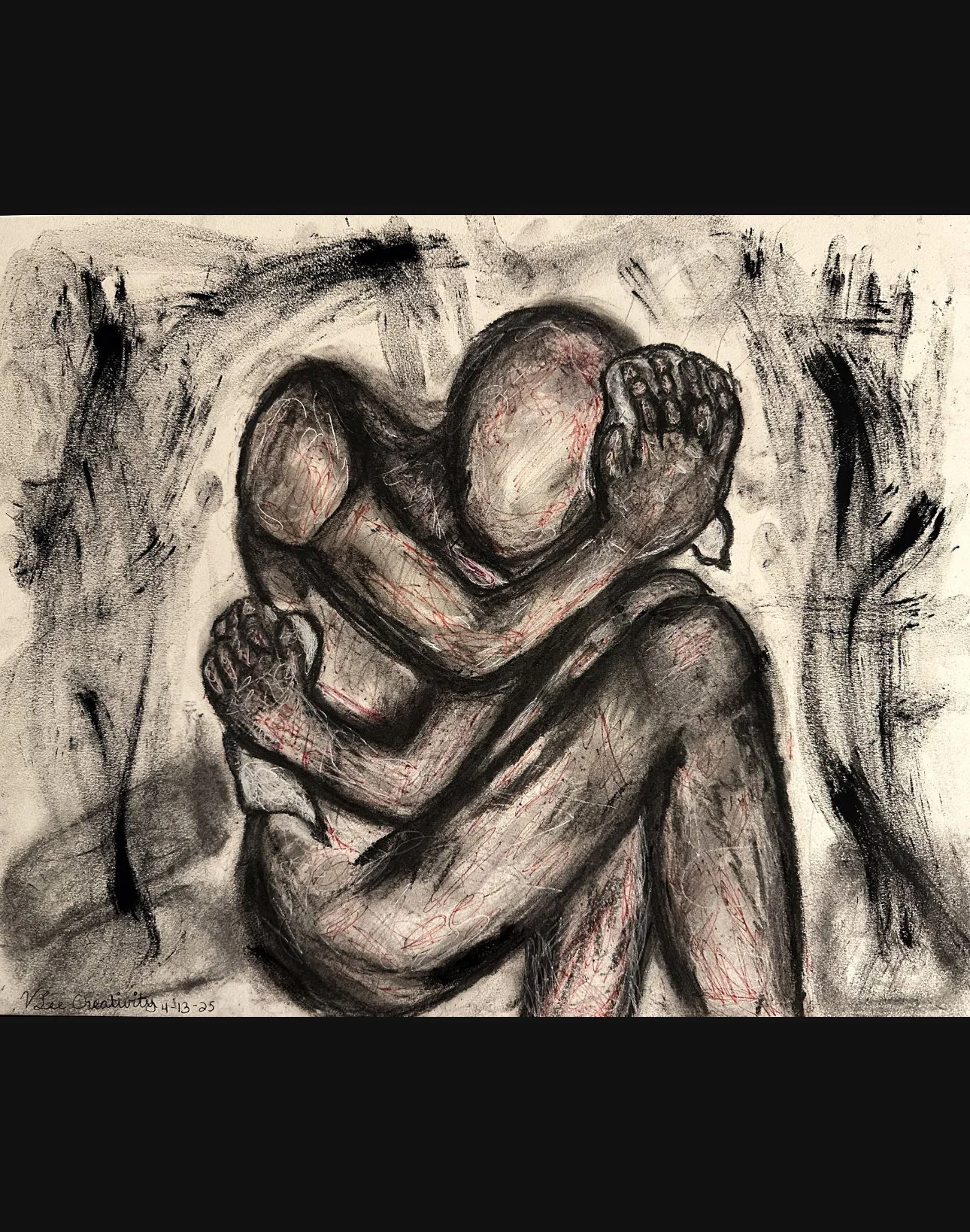 "even though i'm clean, i still feel you lingering" E-board Art Print