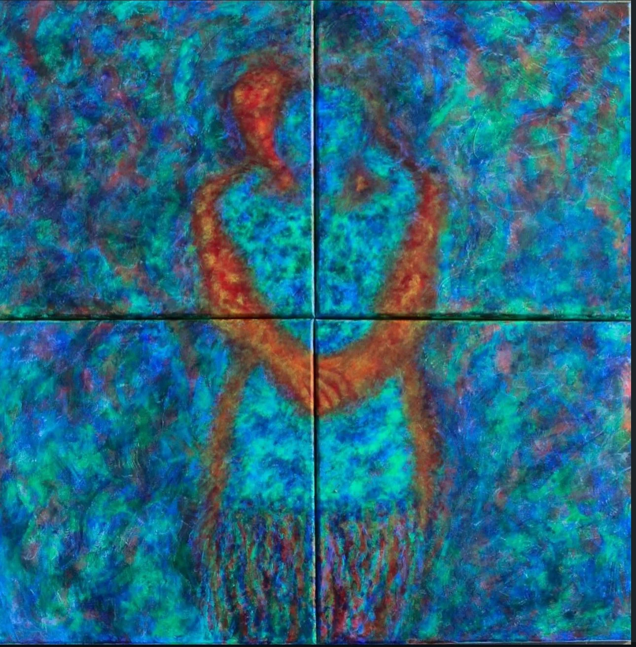 "The merging of 2 Souls" Art Print