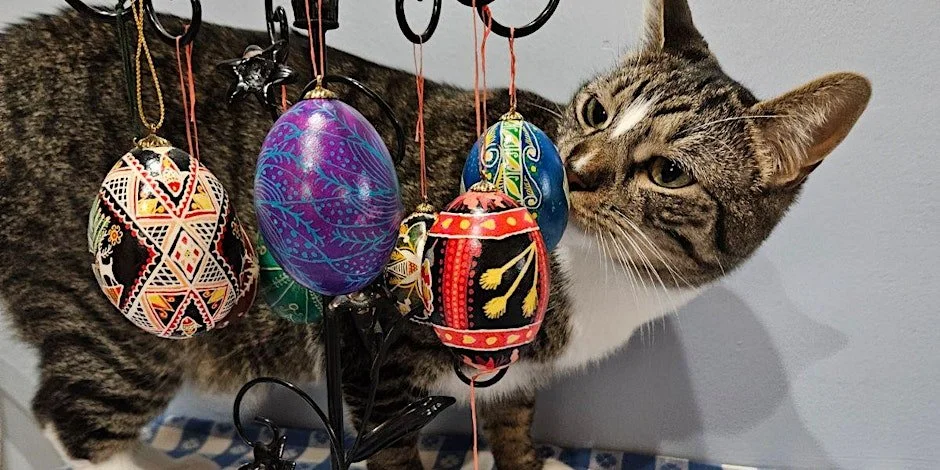 Pysanky with a Nordic flair