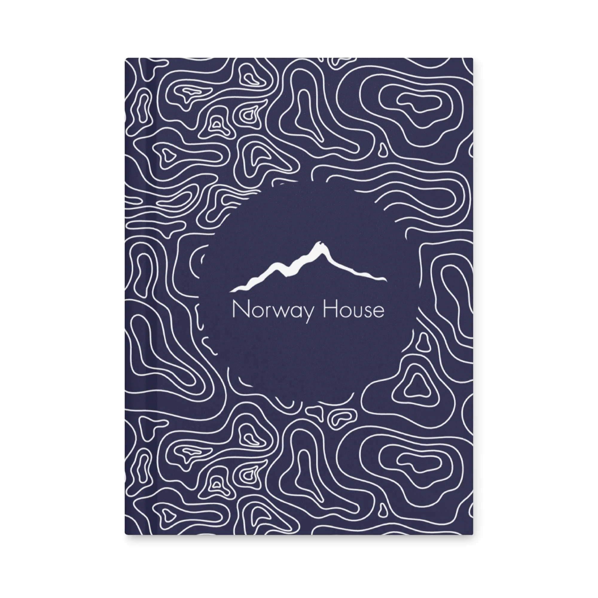 Norway House Hardcover Matte Journal - Navy