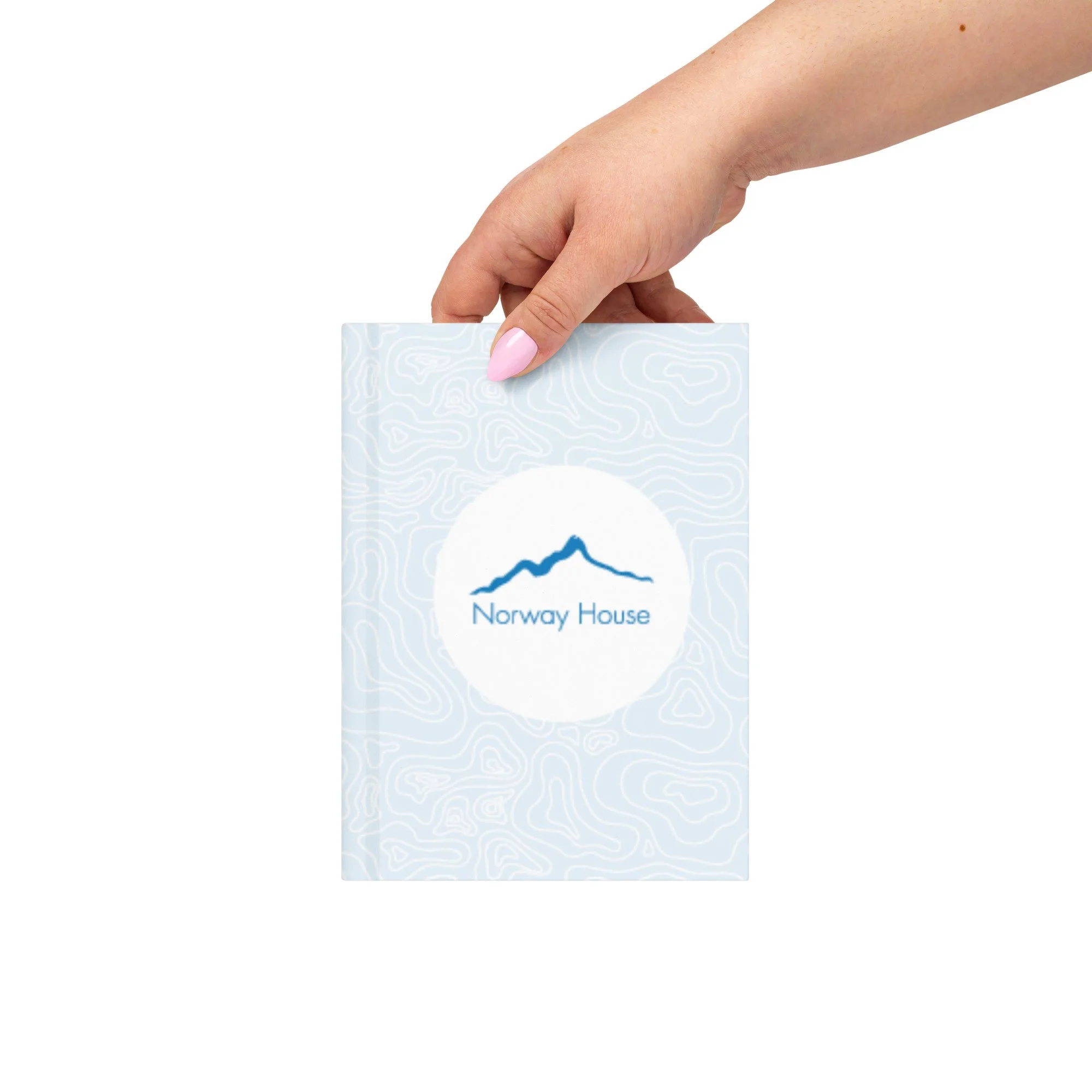 Norway House Hardcover journal matte - Light Blue