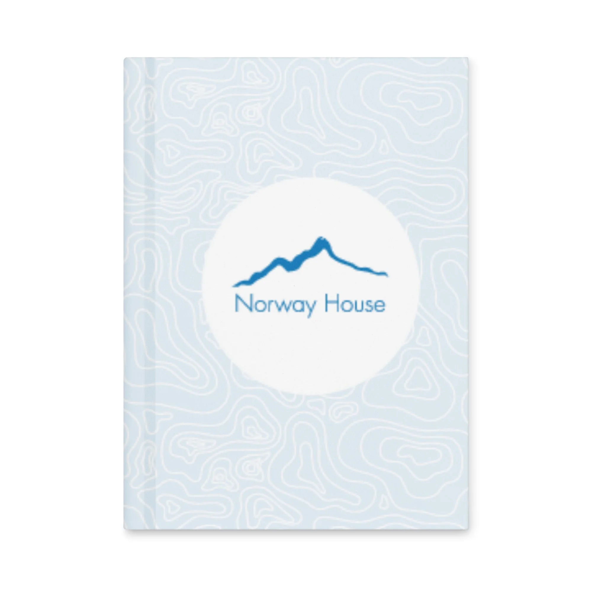 Norway House Hardcover journal matte - Light Blue