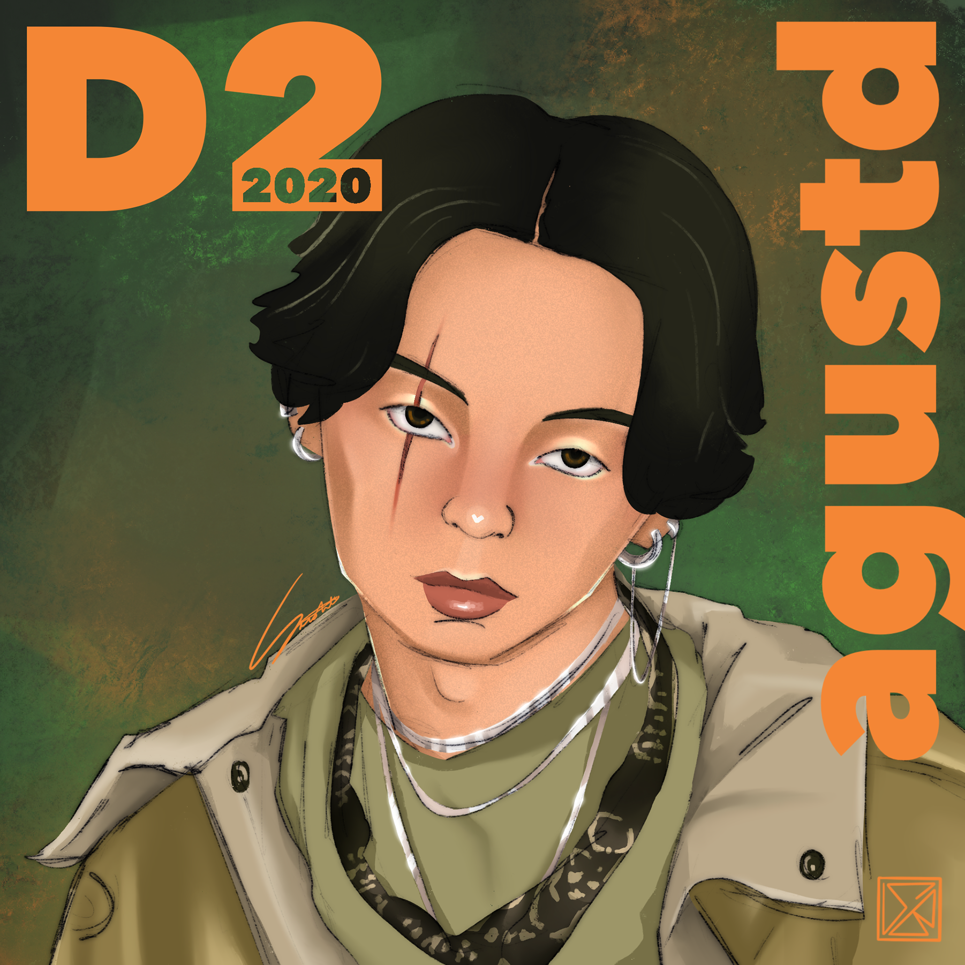 AgustD 'D-2' Album Illustration