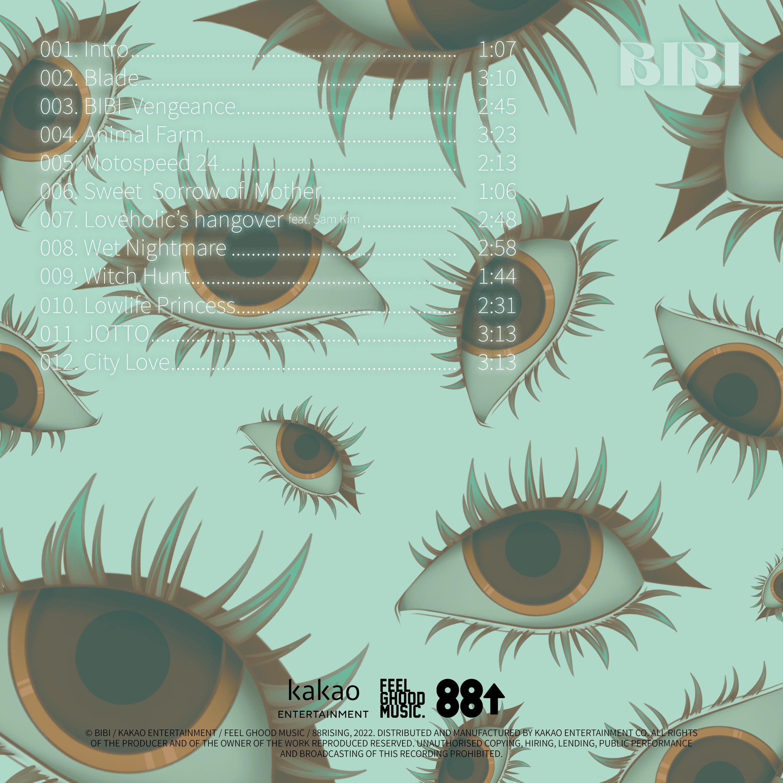 BIBI - Lowlife Princess Back Cover