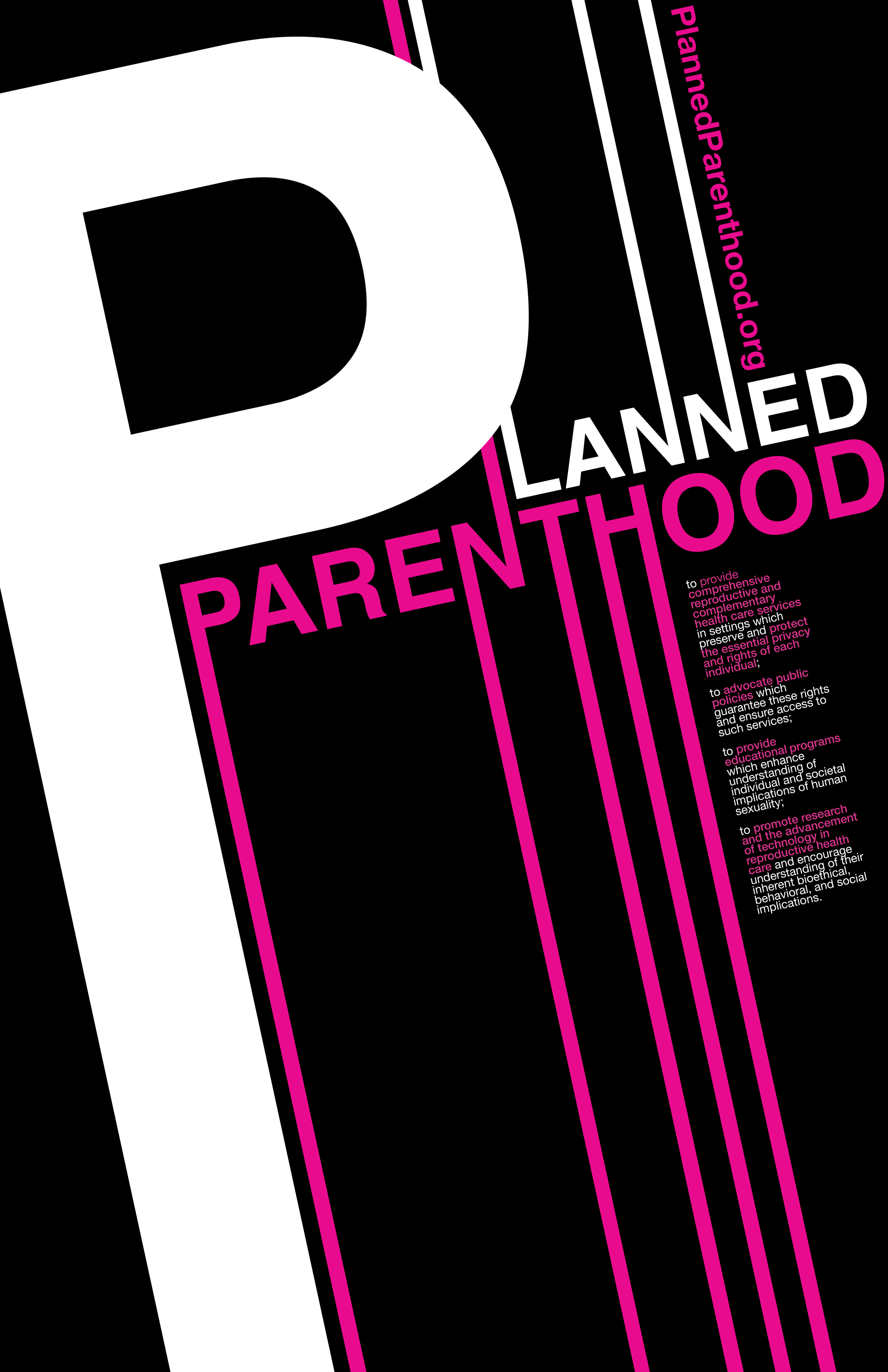 Planned Parenthood Informational Posters (2020)