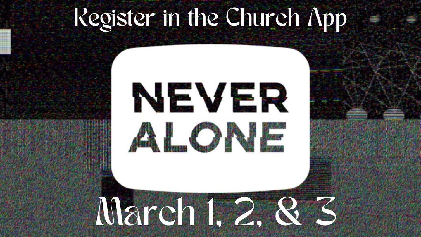 Attention Hilltop Youth and Parents!!!! Sign up is open on church app for DNOW 2024!!! Get your kids signed up. We will be digging deep into the idea of learning God is always with you; that you're truly never alone. Early sign up is until January 31