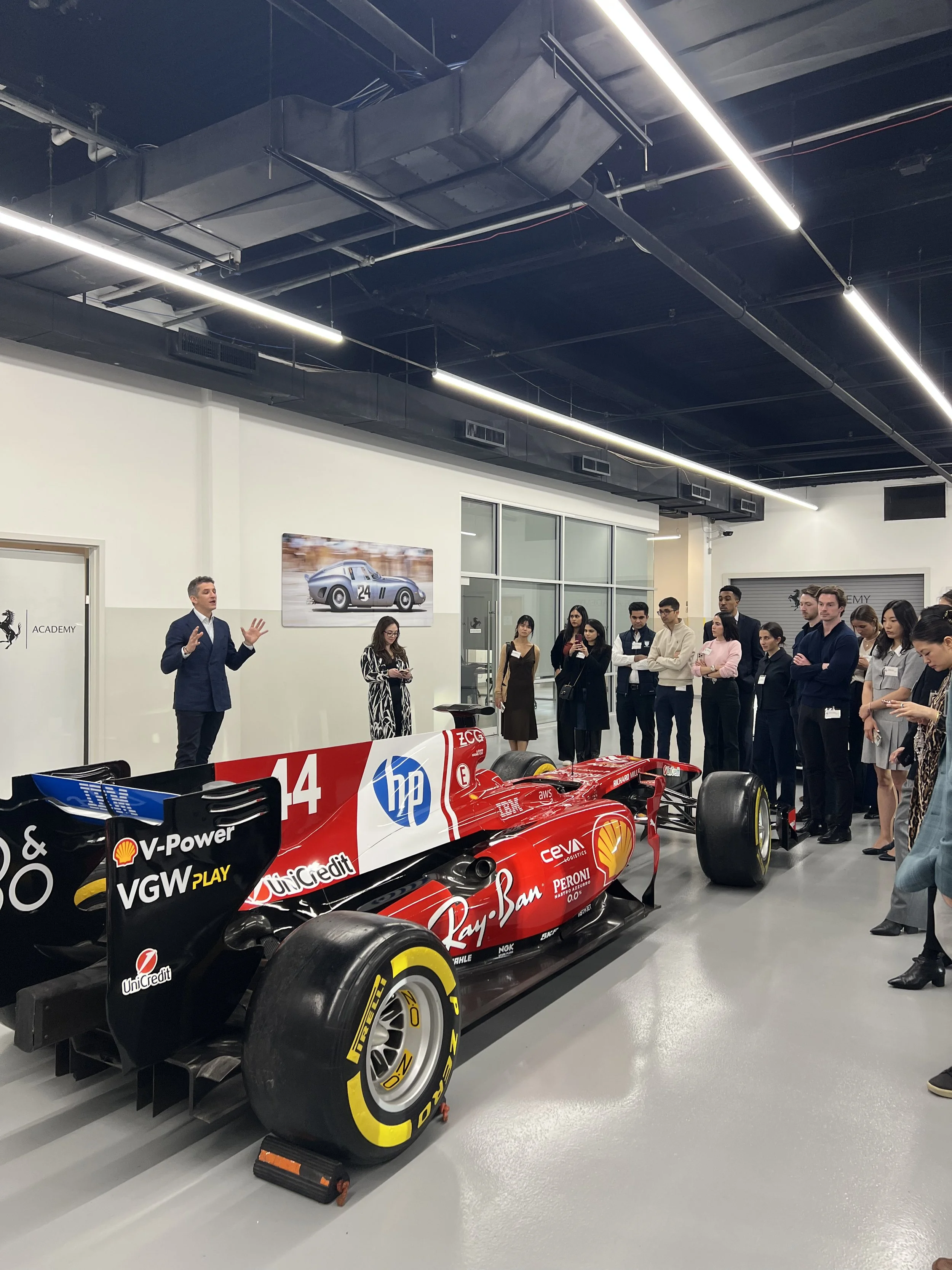 Corporate Classroom with Ferrari