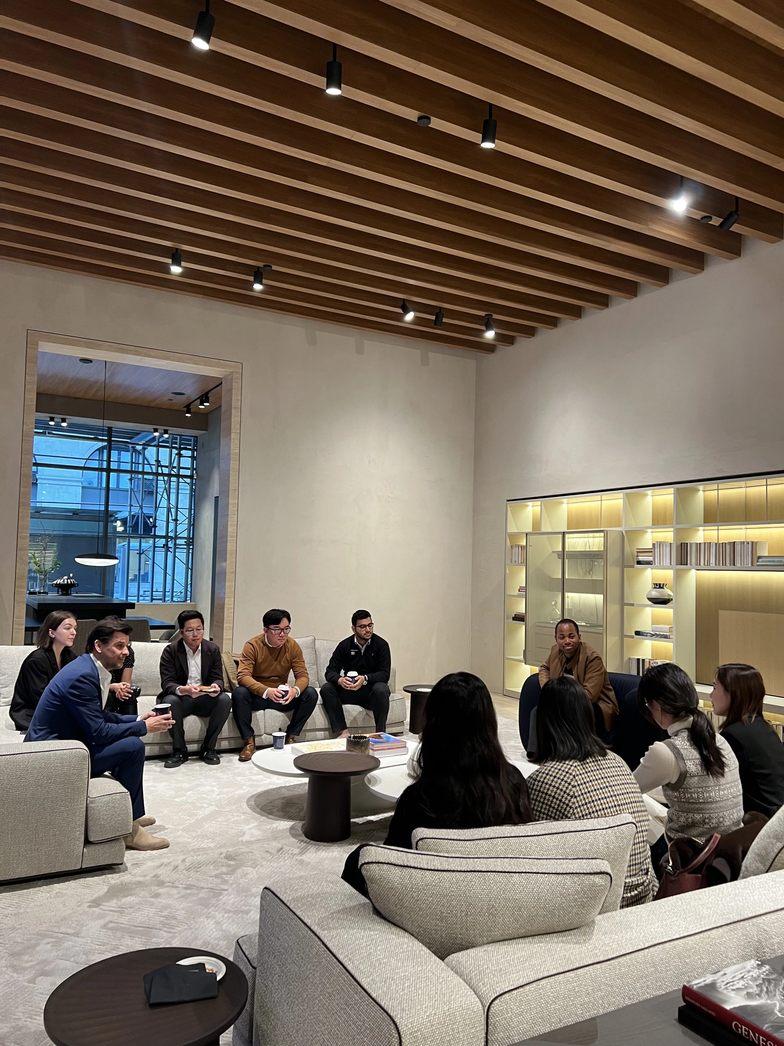 Student Executive Breakfast with Davide Cremese, Managing Director at Molteni&C