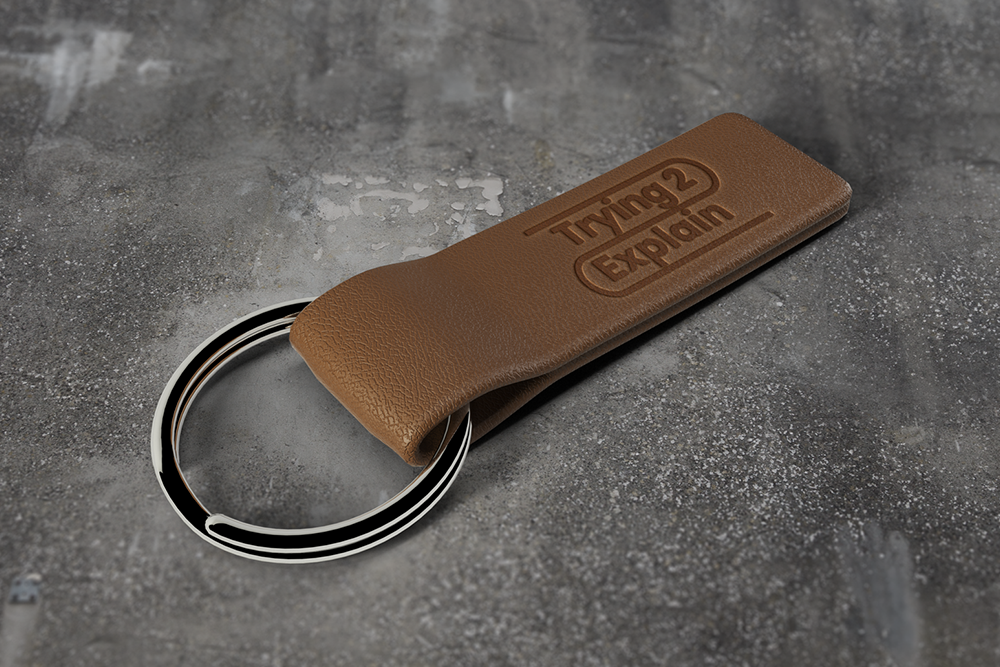Leather Keychain