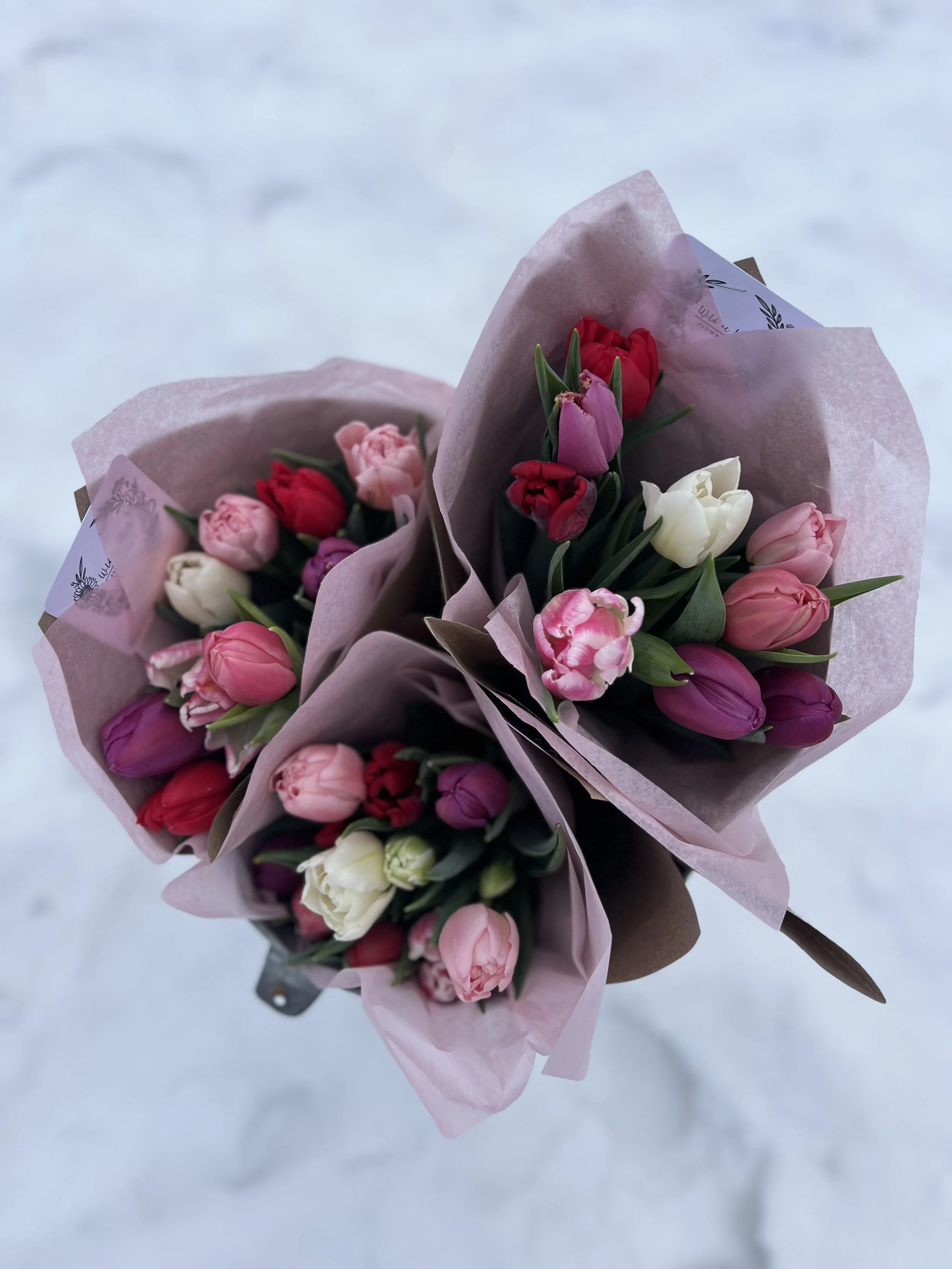 Valentine Tulip Bunch