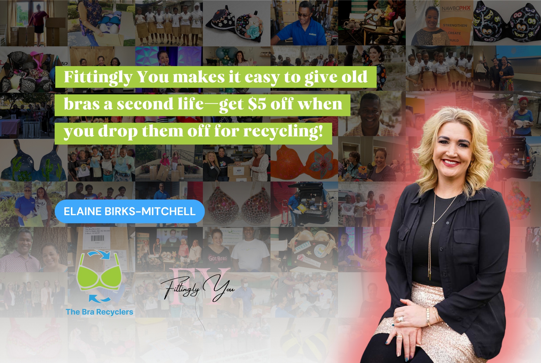 Recycle Your Bras with Fittingly You in Normal, IL – Get a $5 Discount