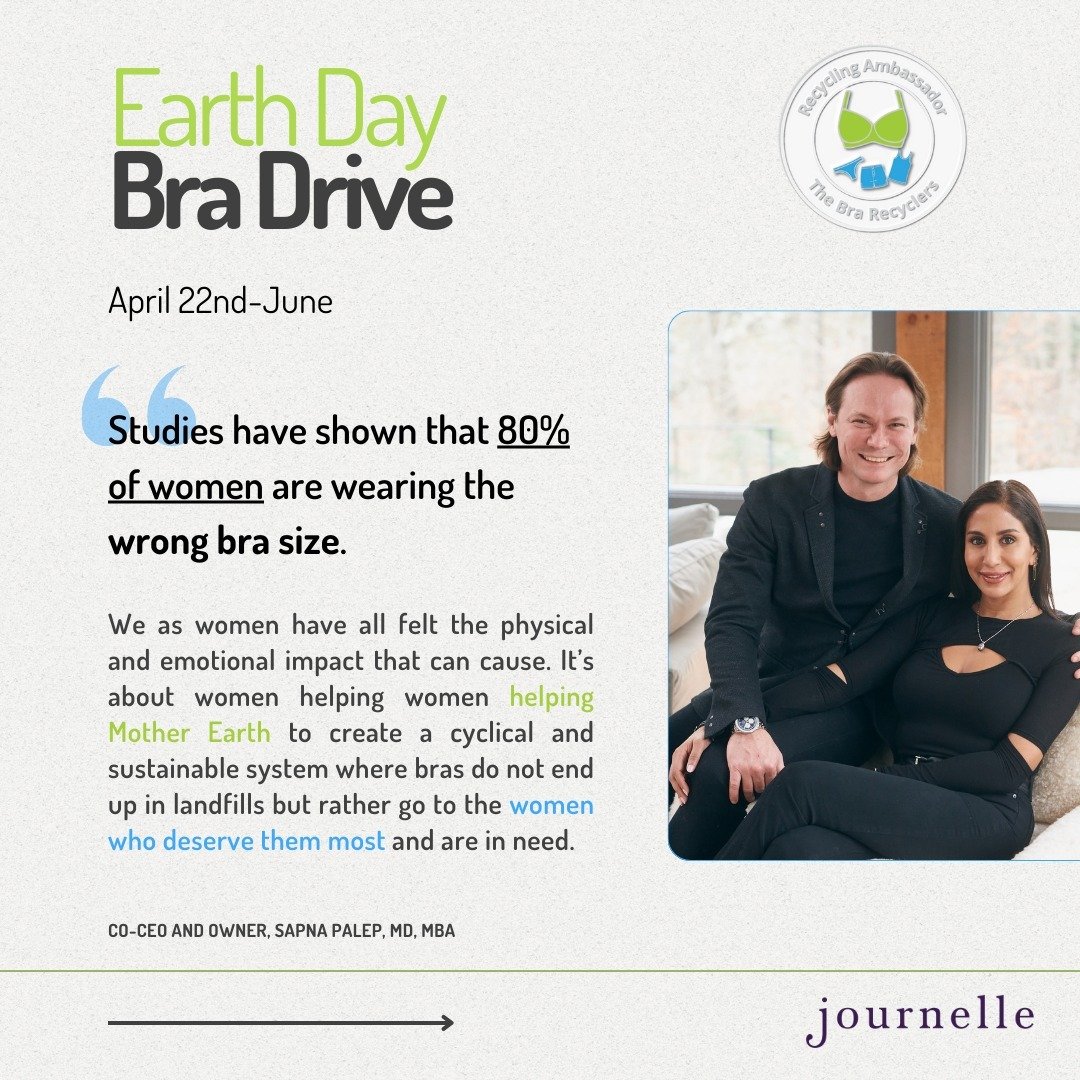 &quot;Our priority at Journelle has always been to create a safe space for women. We understand that a well-fitted bra is something all women should have access to, as it can make a profound difference in their quality of life.&quot; - Co-CEO and Own