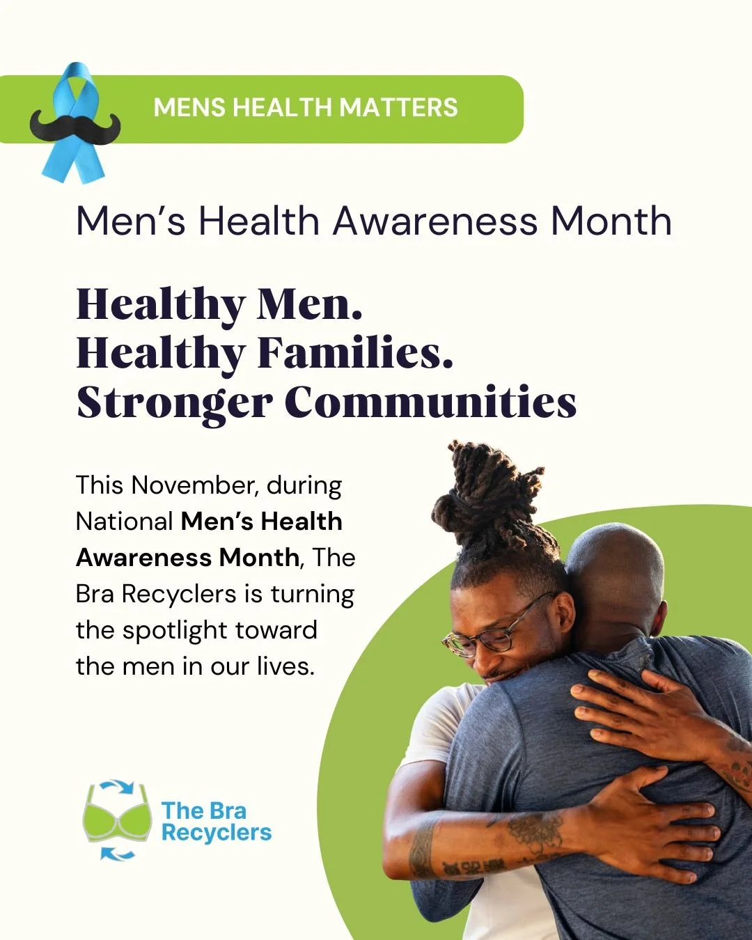 👀 We&rsquo;re known for recycling bras and sharing new underwear with women and girls in need... 

...But our work reaches further, toward healthier families and stronger communities.

This Men&rsquo;s Health Awareness Month, we&rsquo;re turning the