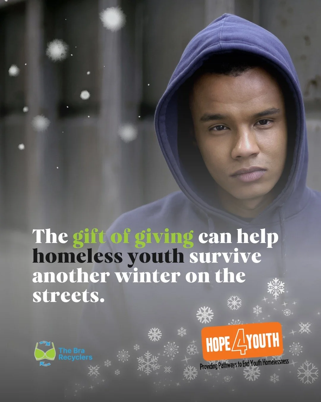 The season of giving looks different for everyone.

For many of us, gifts come wrapped and placed under a tree.

For youth experiencing homelessness, a gift can be something far more basic and far more necessary.

❄️ @hope4youthmn supports young peop