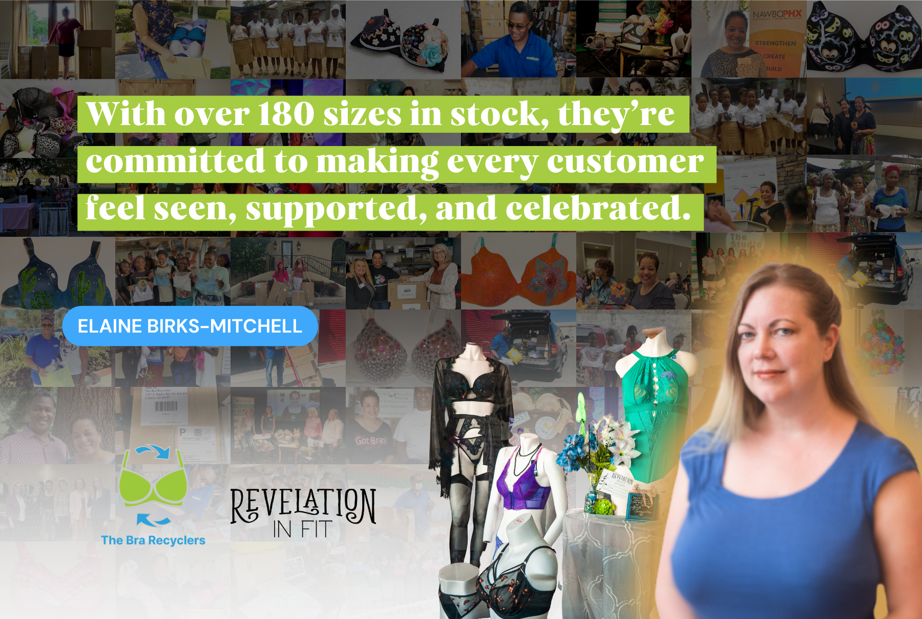 Recycle Your Bras in Oakland, CA: Revelation in Fit Joins The Bra Recyclers as a Recycling Ambassadsor