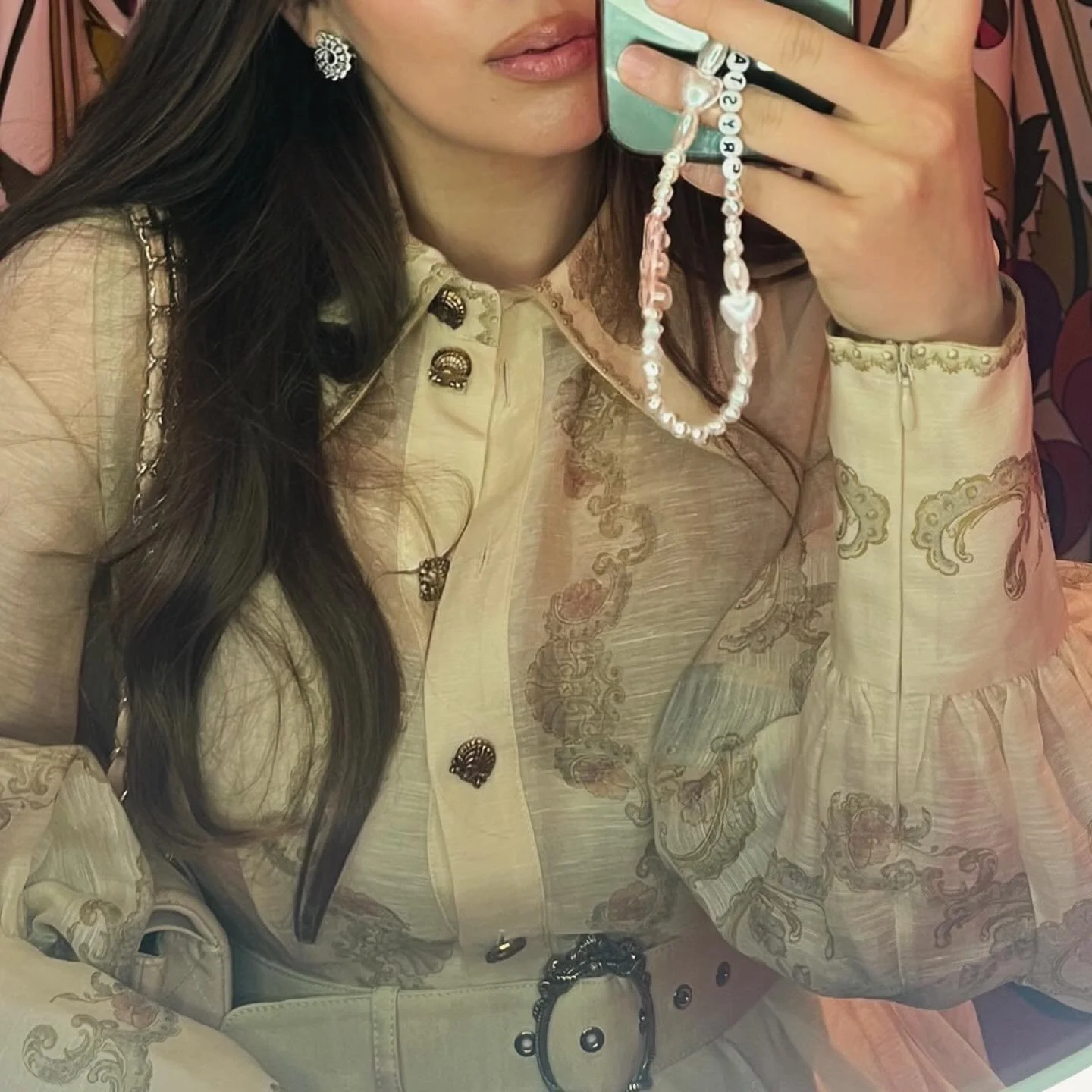 The belt is giving me Bridgerton 🤍 #zimmermann