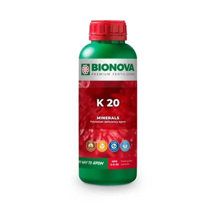 Aditivo para el cultivo de Bio Nova K 20% Potasio (250ml)