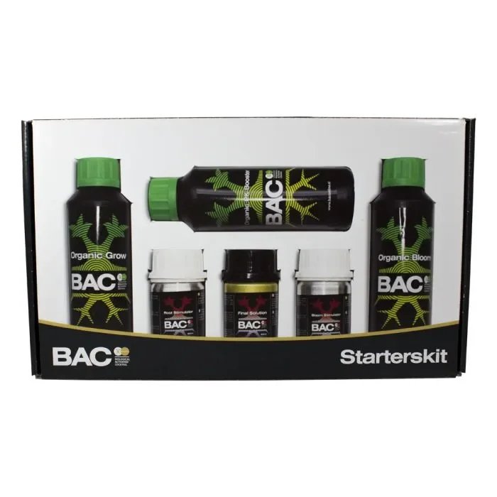 Fertilizantes biológicos para cultivo BAC Organic Starters Kit/ Pack de Abono.