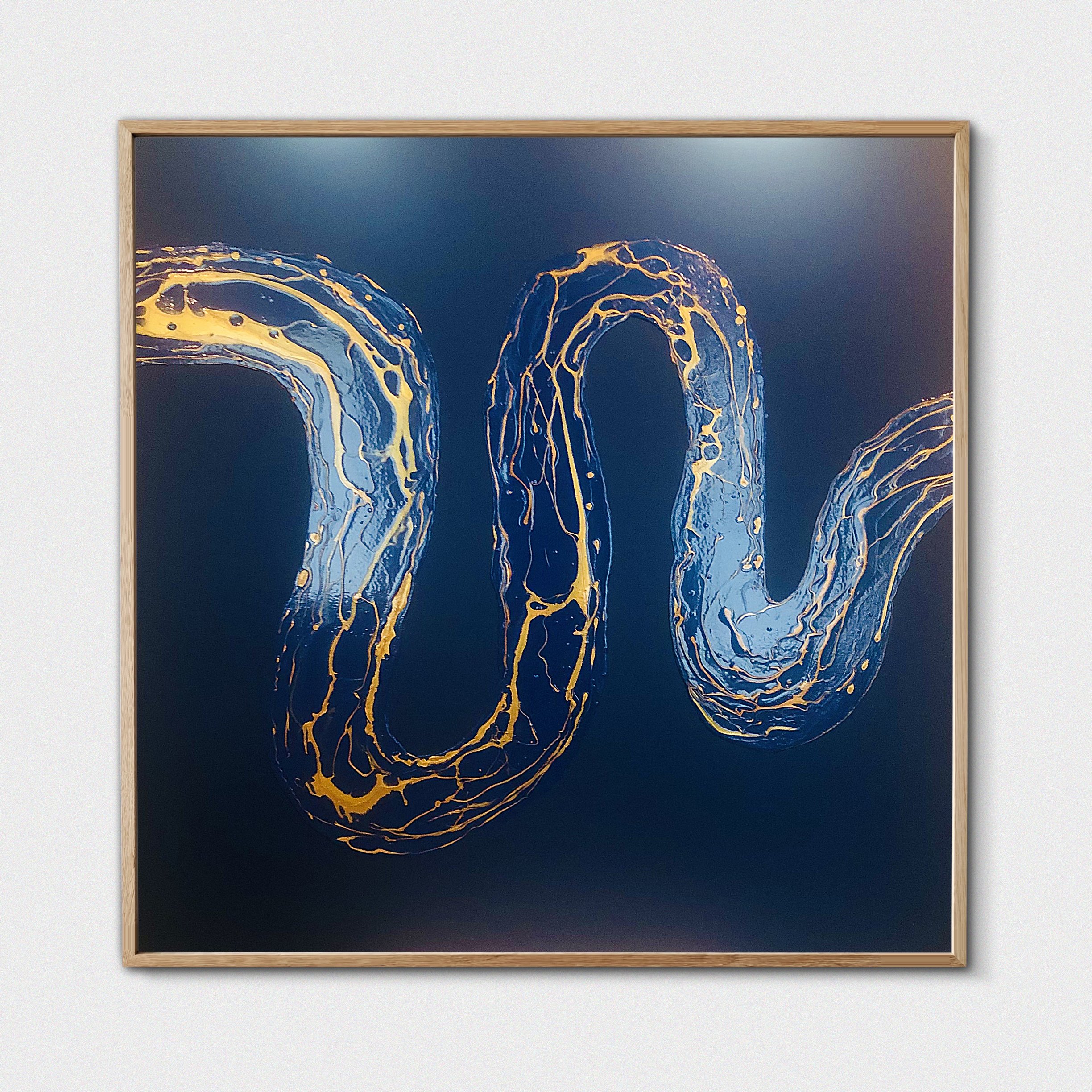 Blue & Gold Flow