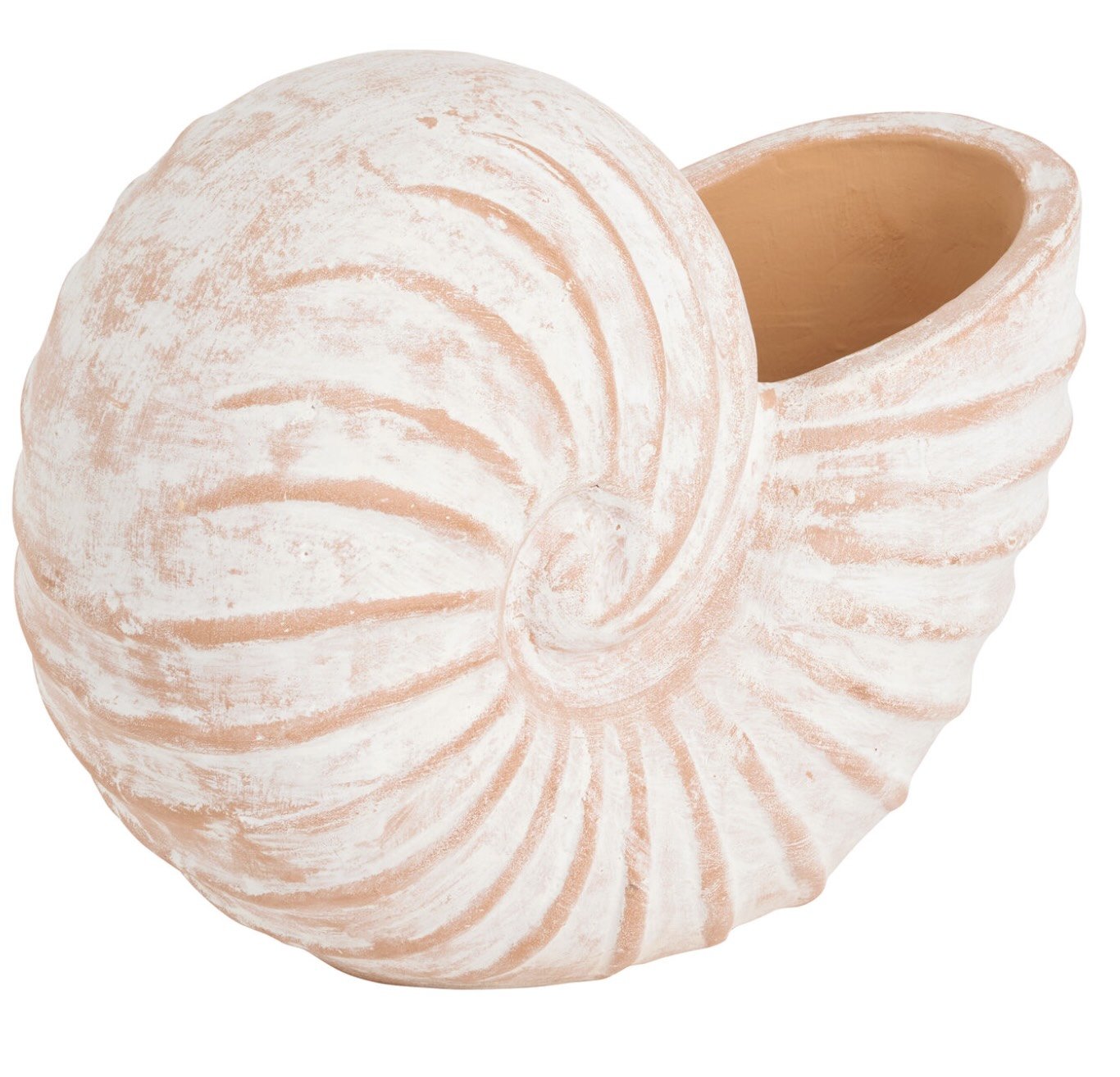 shell terracotta planter world market