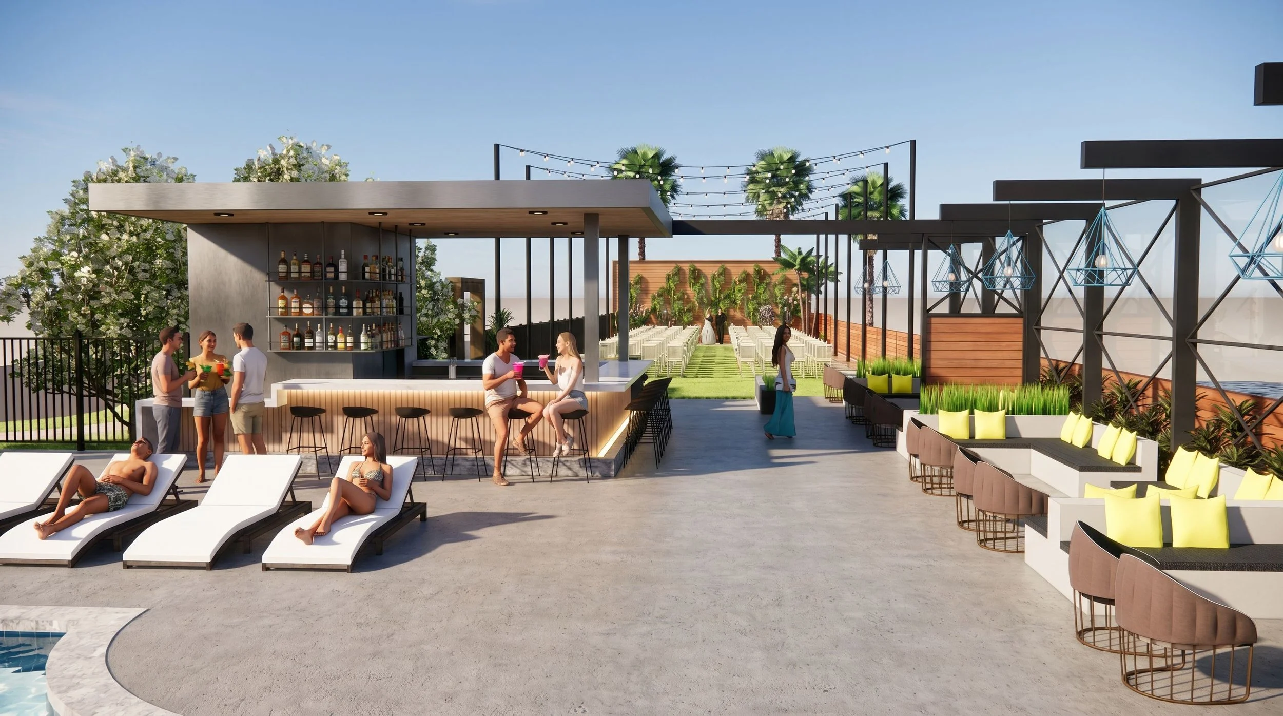 SHERATON POOL / BAR - SAN DIEGO, CA