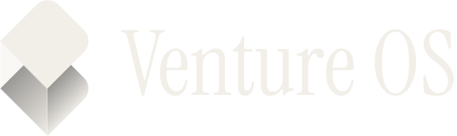 A light green background with faint overlapping diamond shapes and partially visible white text reading 'Venture'.
