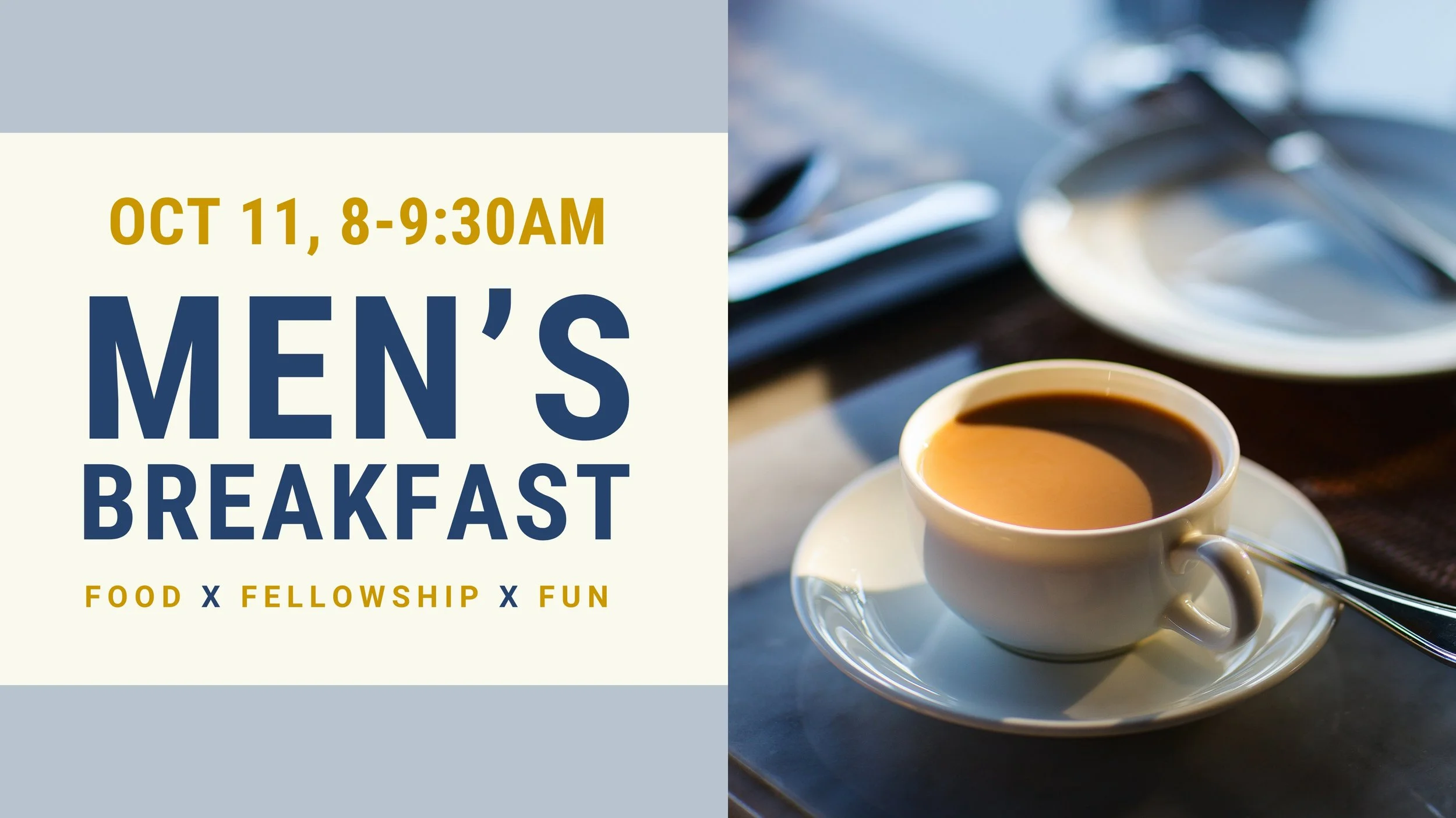 Men's Breakfast - Sat, Oct 11