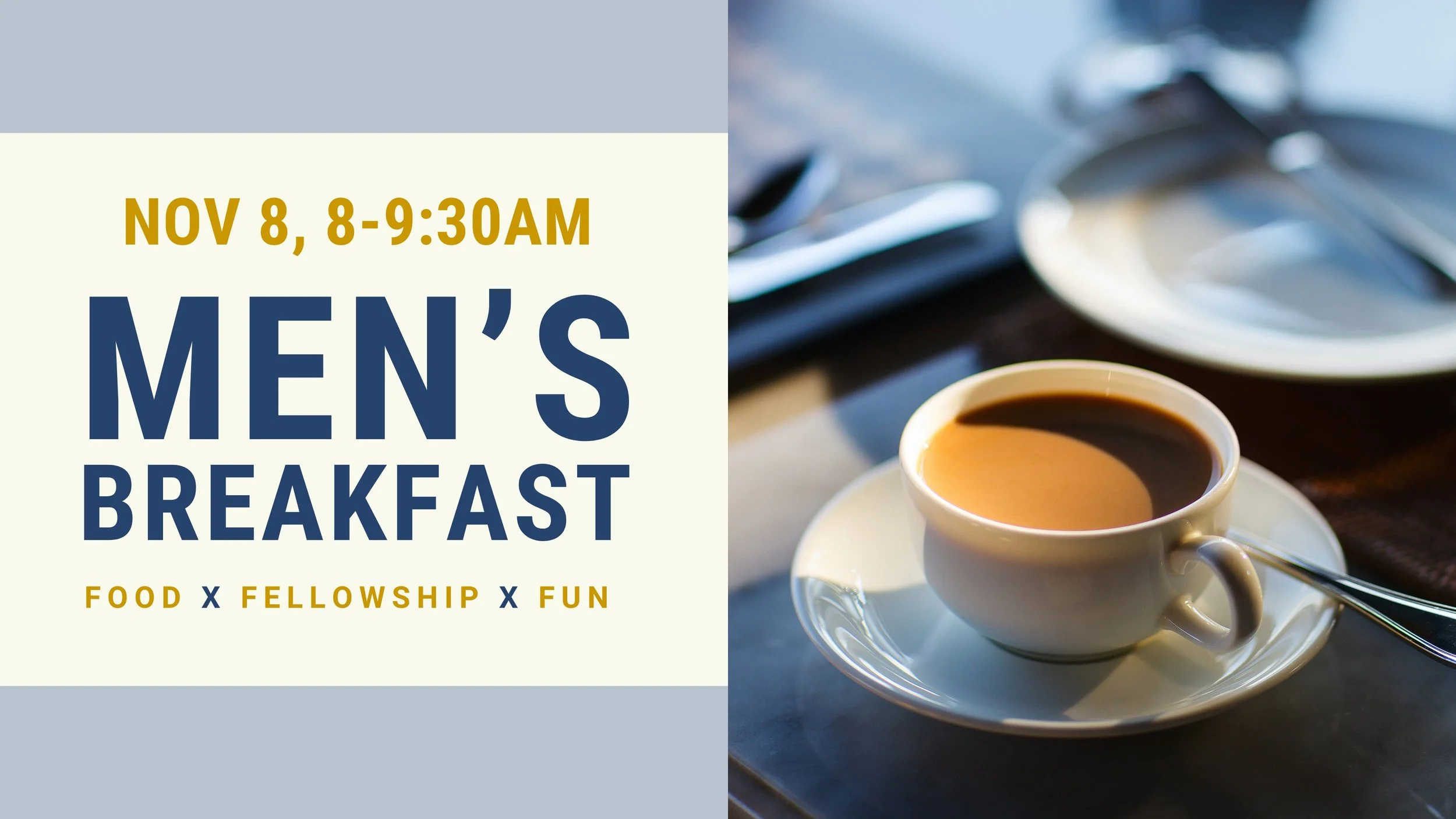 Men's Breakfast - Sat, Nov 8