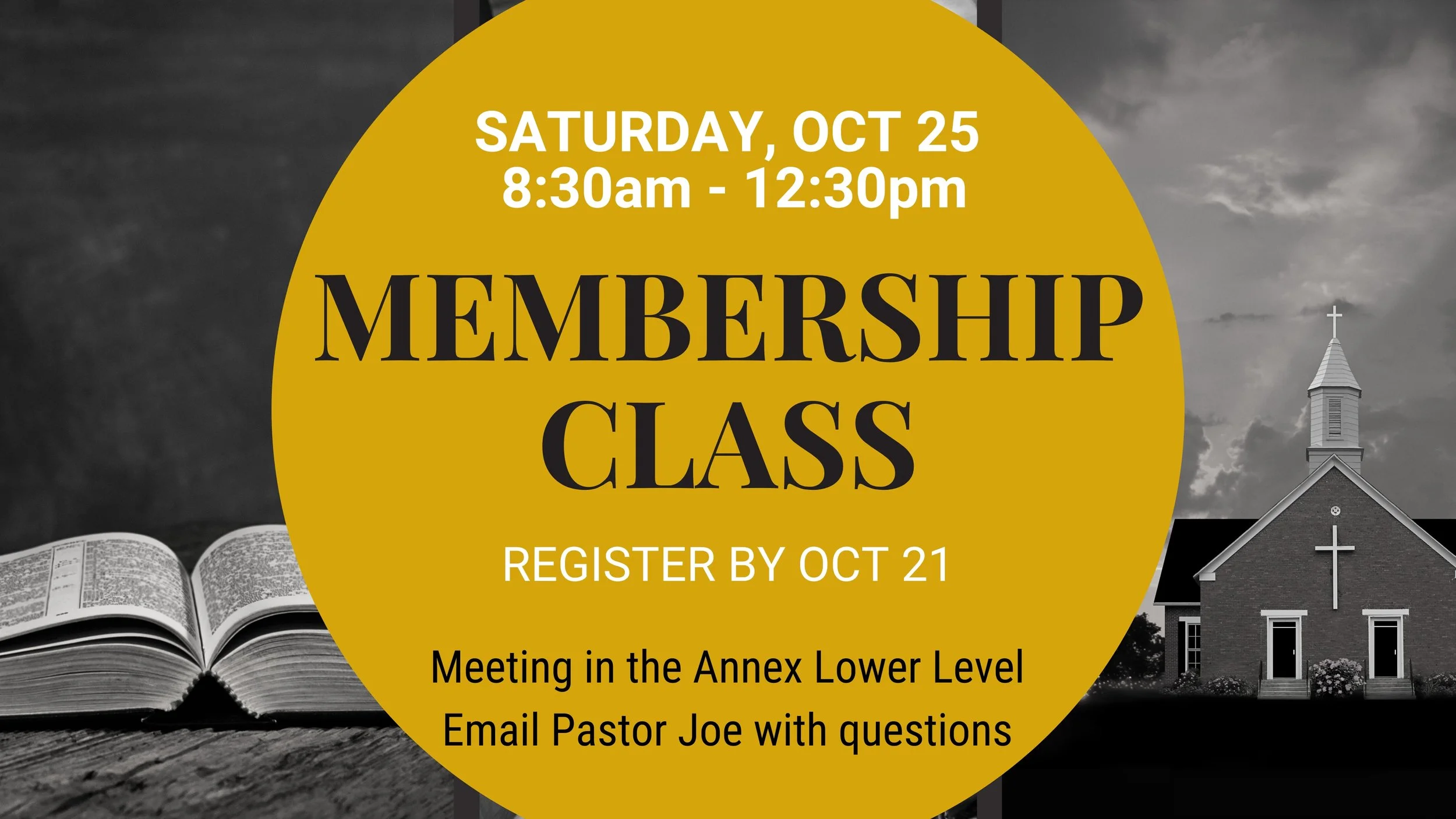 Membership Class - Sat, Oct 25