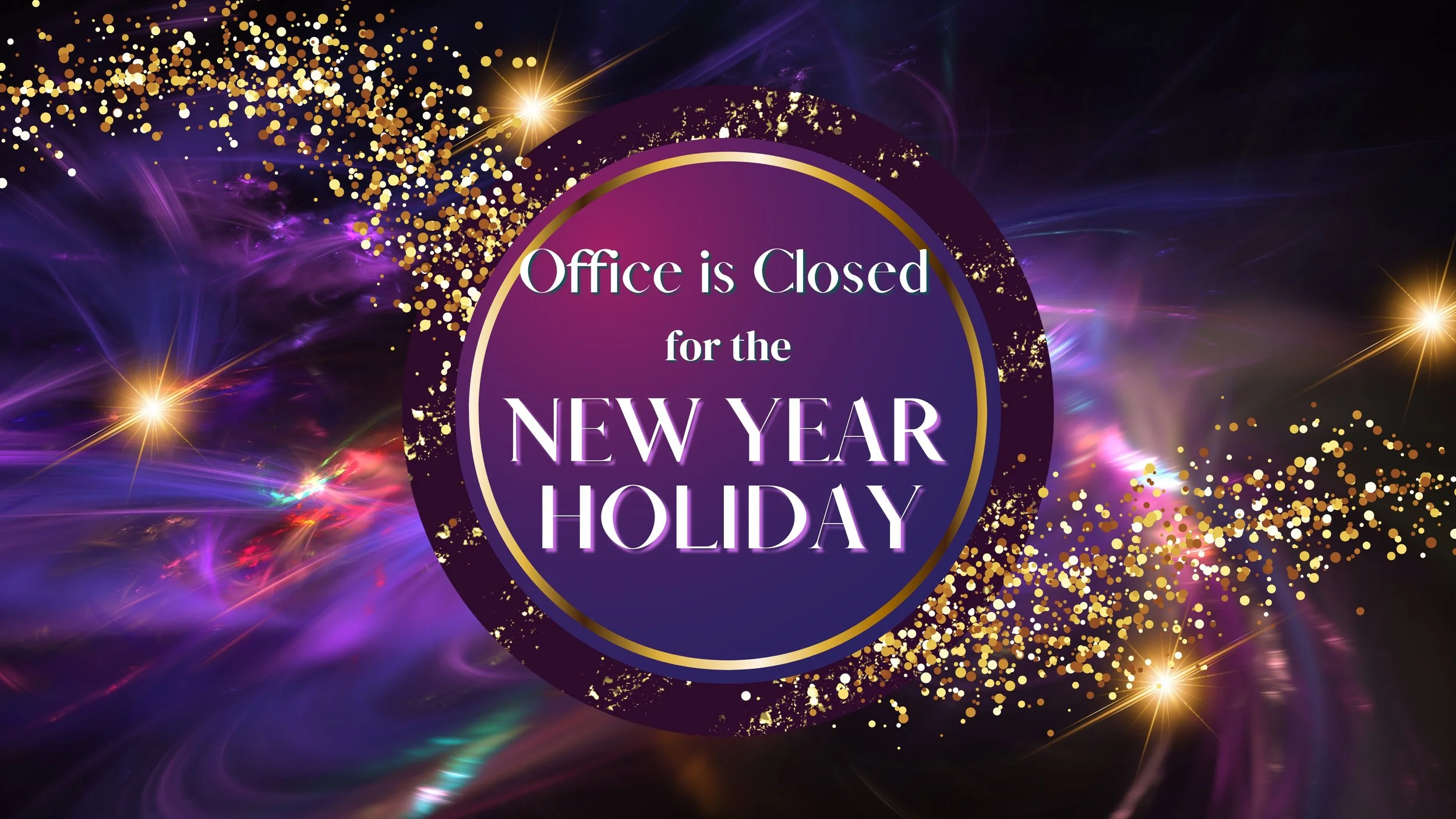 Office Closed for New Year Holiday