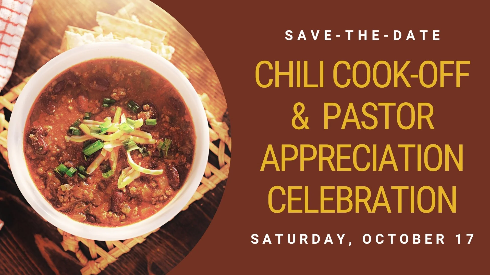 Chili Cook-off & Pastor Appreciation Celebration 