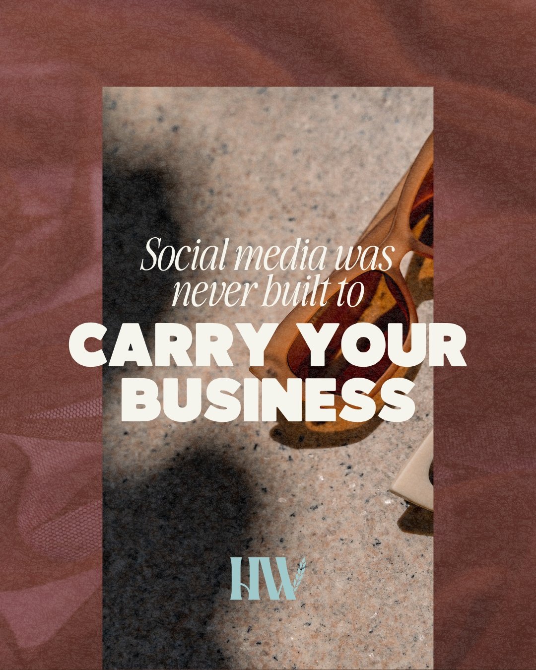 "My social isn't working." It usually means something else.

As a marketing and branding agency, we hear this constantly. Social media isn't the starting line, it's the amplifier. It was never meant to carry your whole business alone.

If s