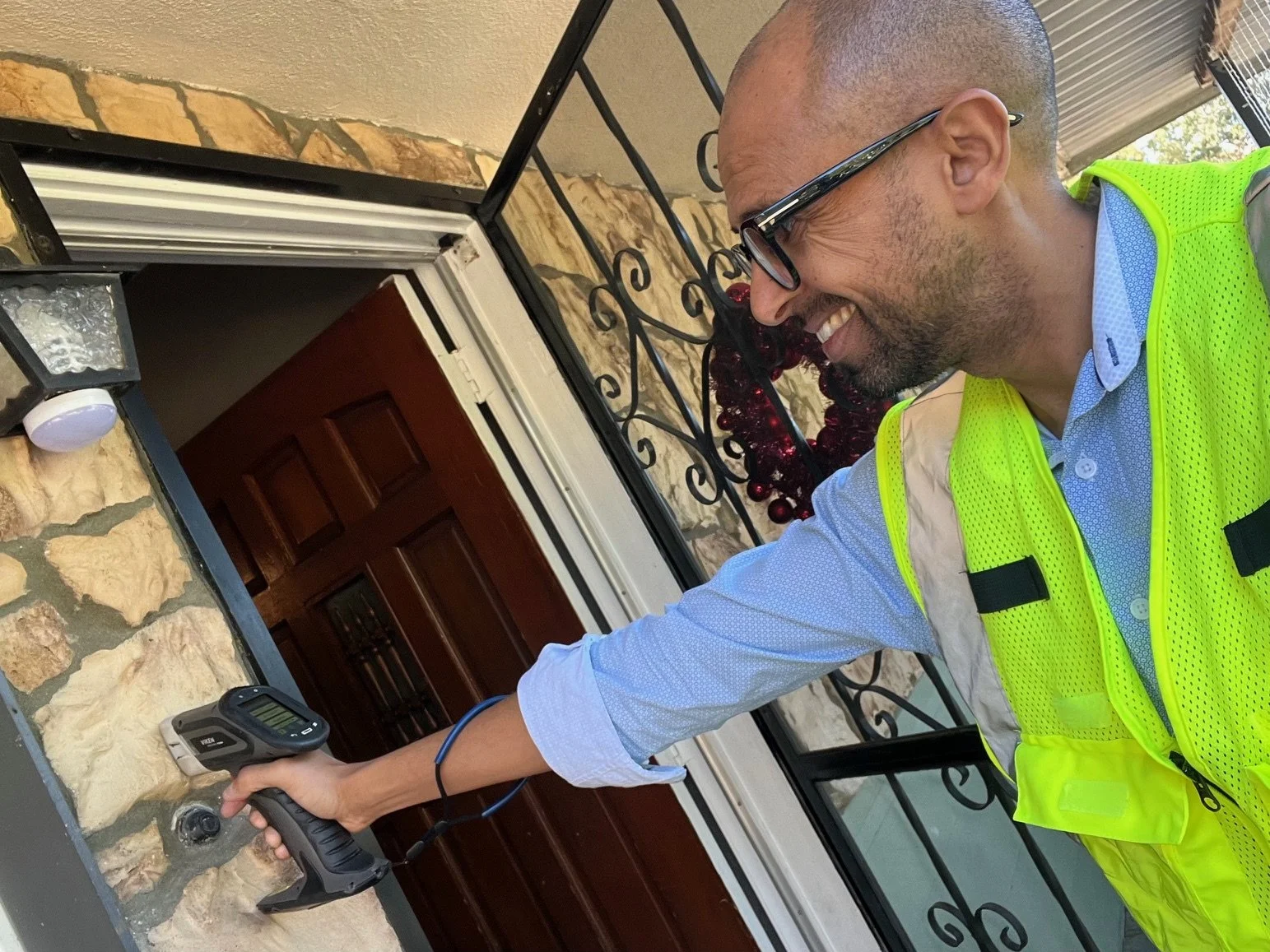 XRF Technology (used to detect lead based paint instantly).