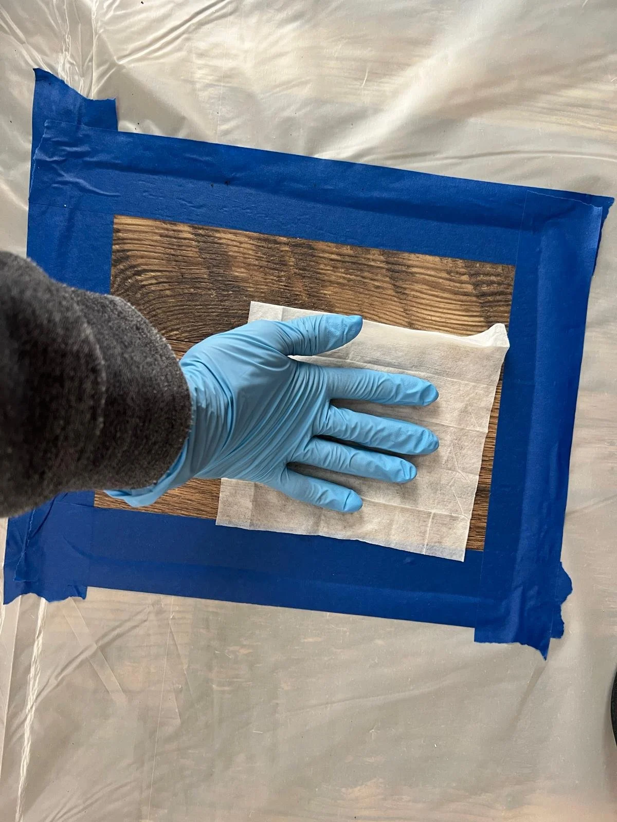 Lead Clearance - floor dust wipe sample.