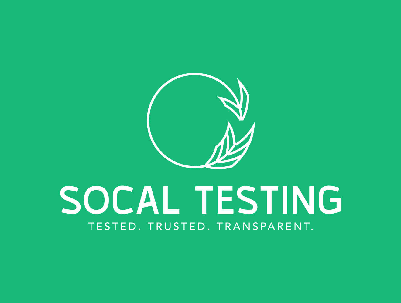 Socal Testing Logo with Green Background