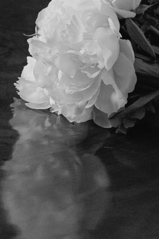 London wedding photography at Marylebone Town Hall flower reflection 