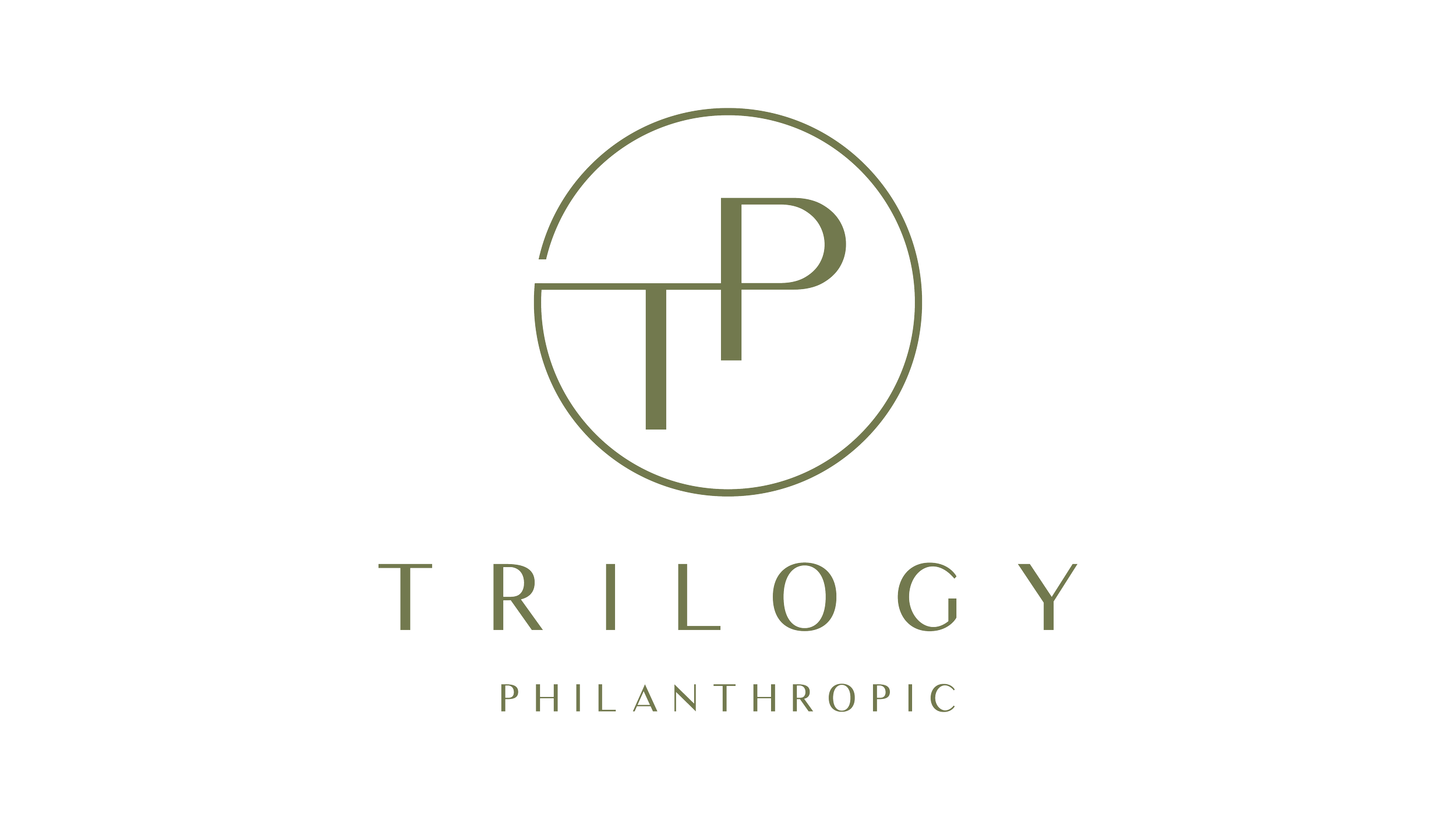 Trilogy Philanthropic Olive Full Logo