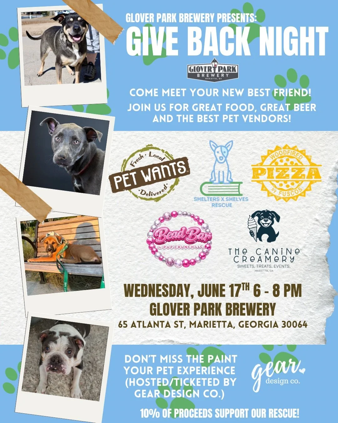 Glover Park Give Back night