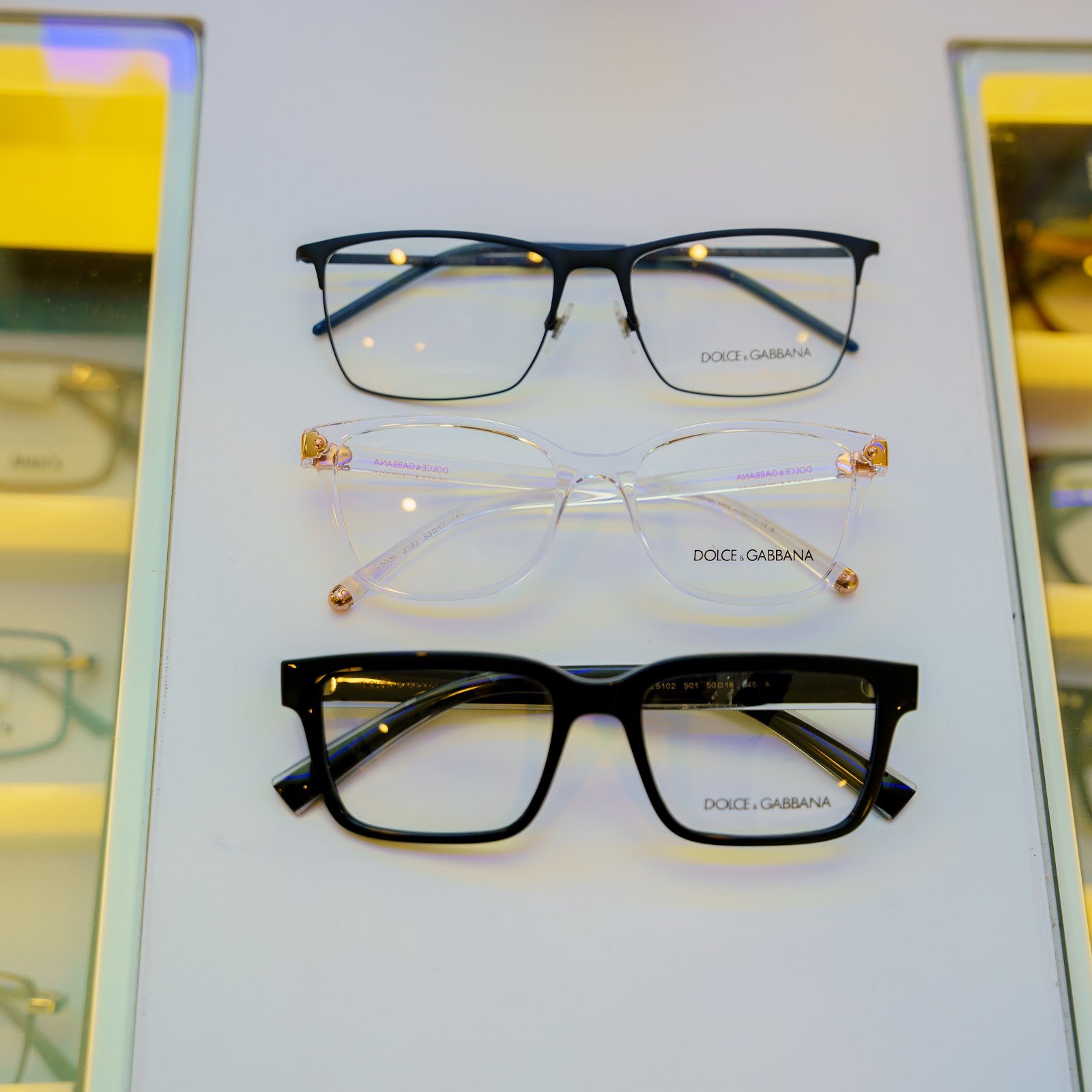 Finding the perfect pair is clearer than ever. 🤓✨ @dolcegabbana  frames that speak 'fashion-forward' in every language.

#optical #eyewear #sunglasses #glasses #eyeglasses #fashion #eyewearfashion #optician #style #optometrist #icontactoptometrist #